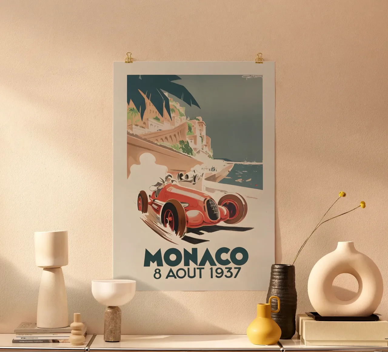 Monaco maggio 1937 carta hahnemühle da AUTOSHOOT