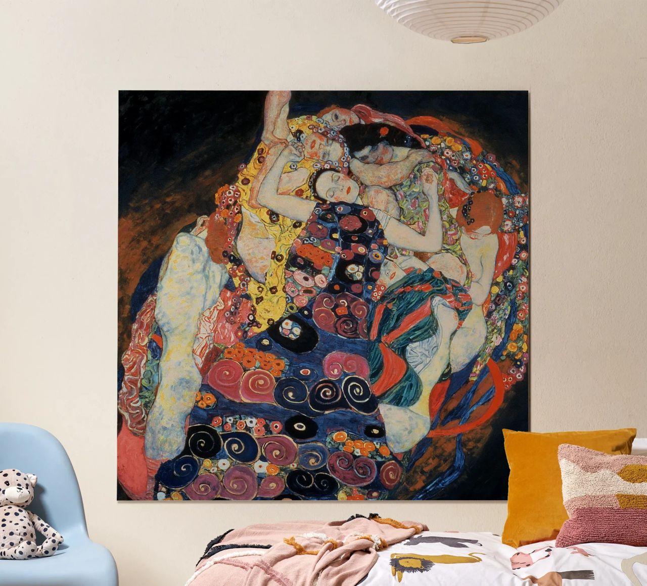 The Virgin 1913 Klimt Poster von venbeshop