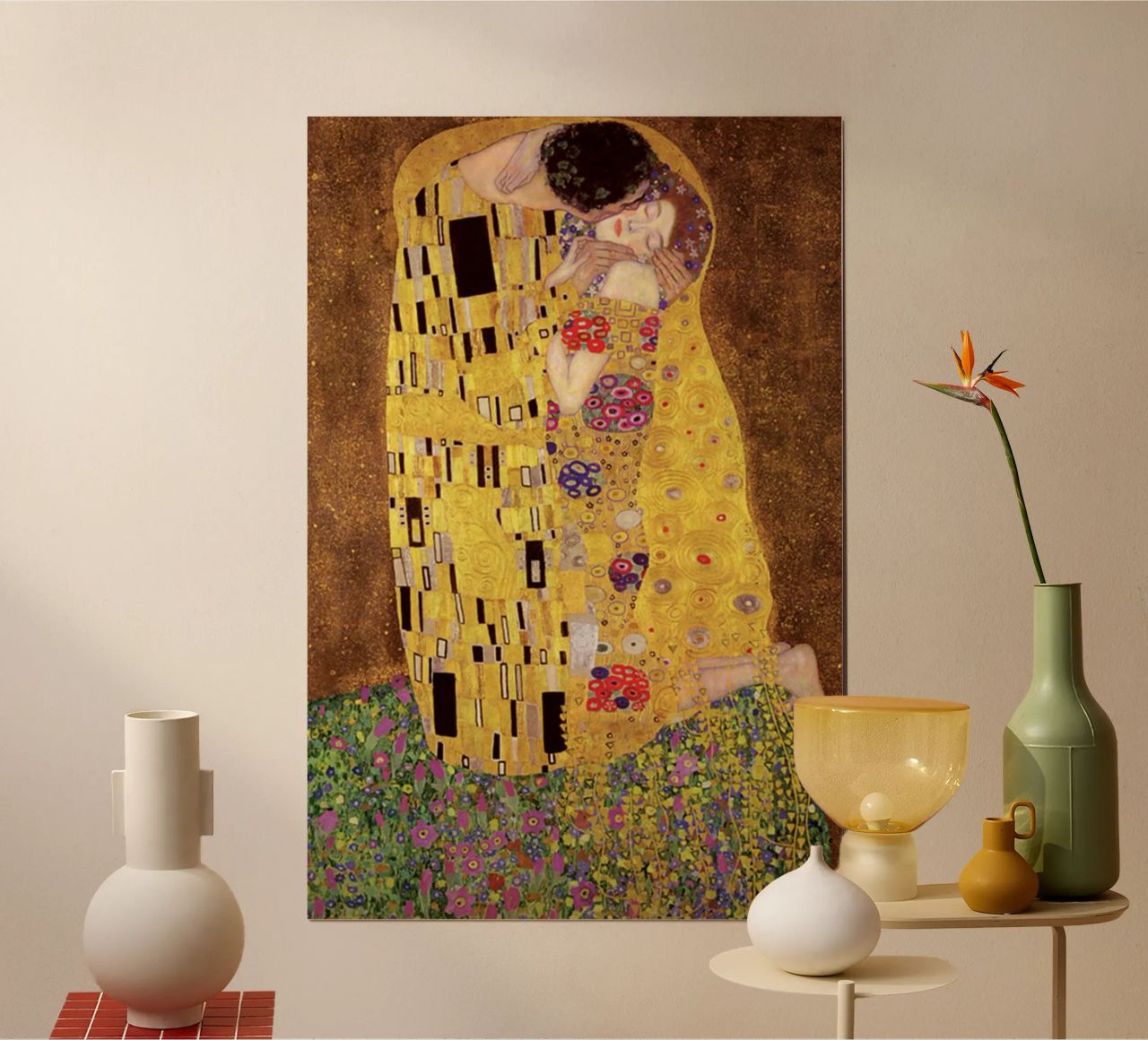 The Kiss Klimt Poster von venbeshop
