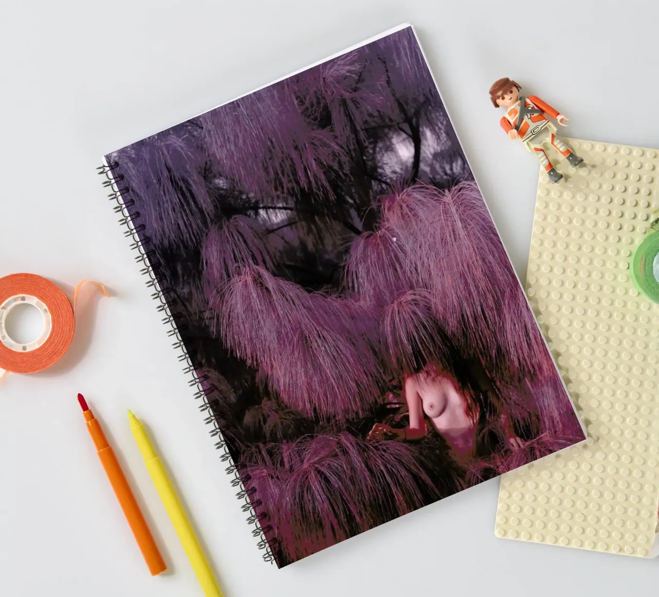 HARDEST SOFT 1 spiral notebook by Ana Topoleanu
