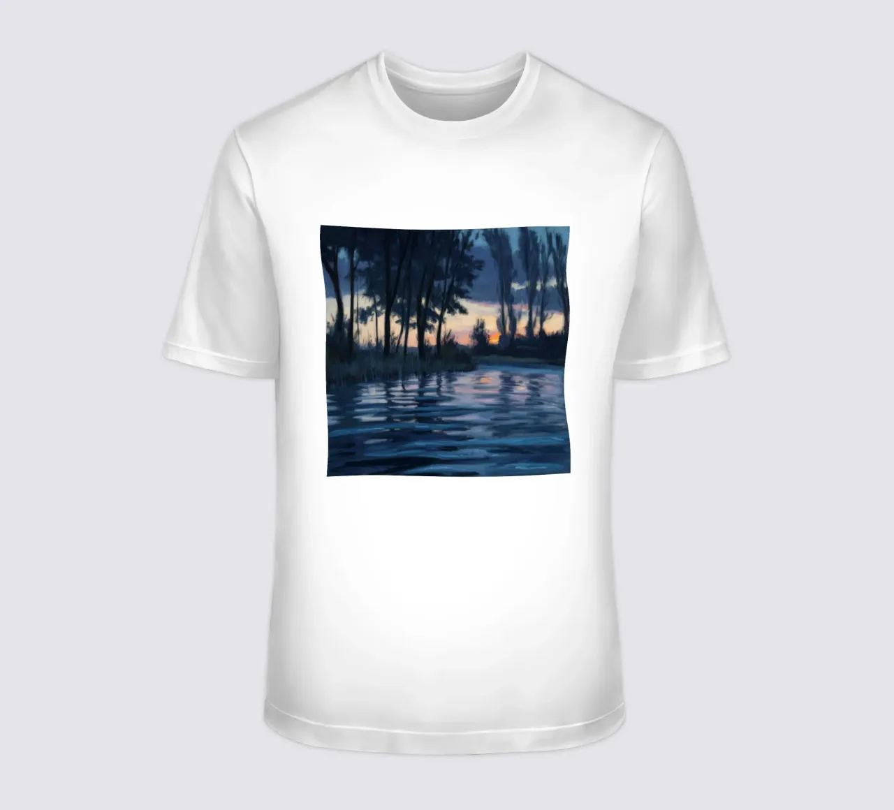 Riflessi mistici della foresta t-shirt da Verve Pigments