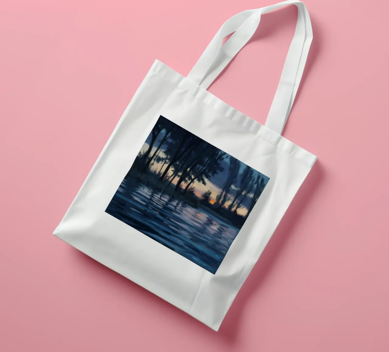 Mystical Forest Reflections tote bag by Verve Pigments