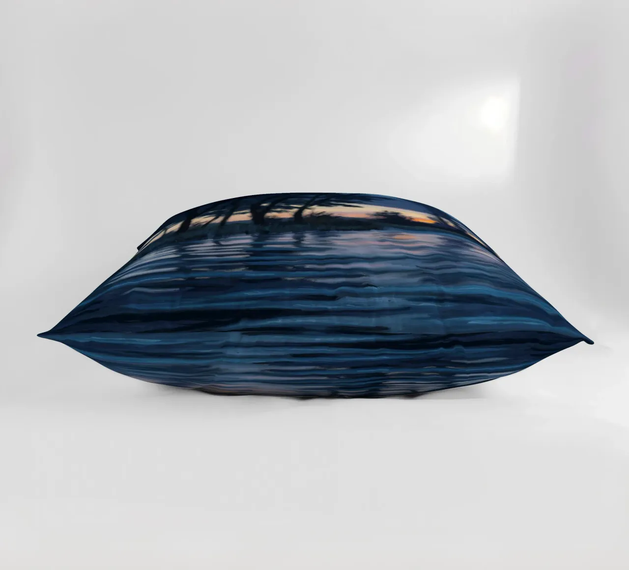 Mystical Forest Reflections decorative cushion by Verve Pigments