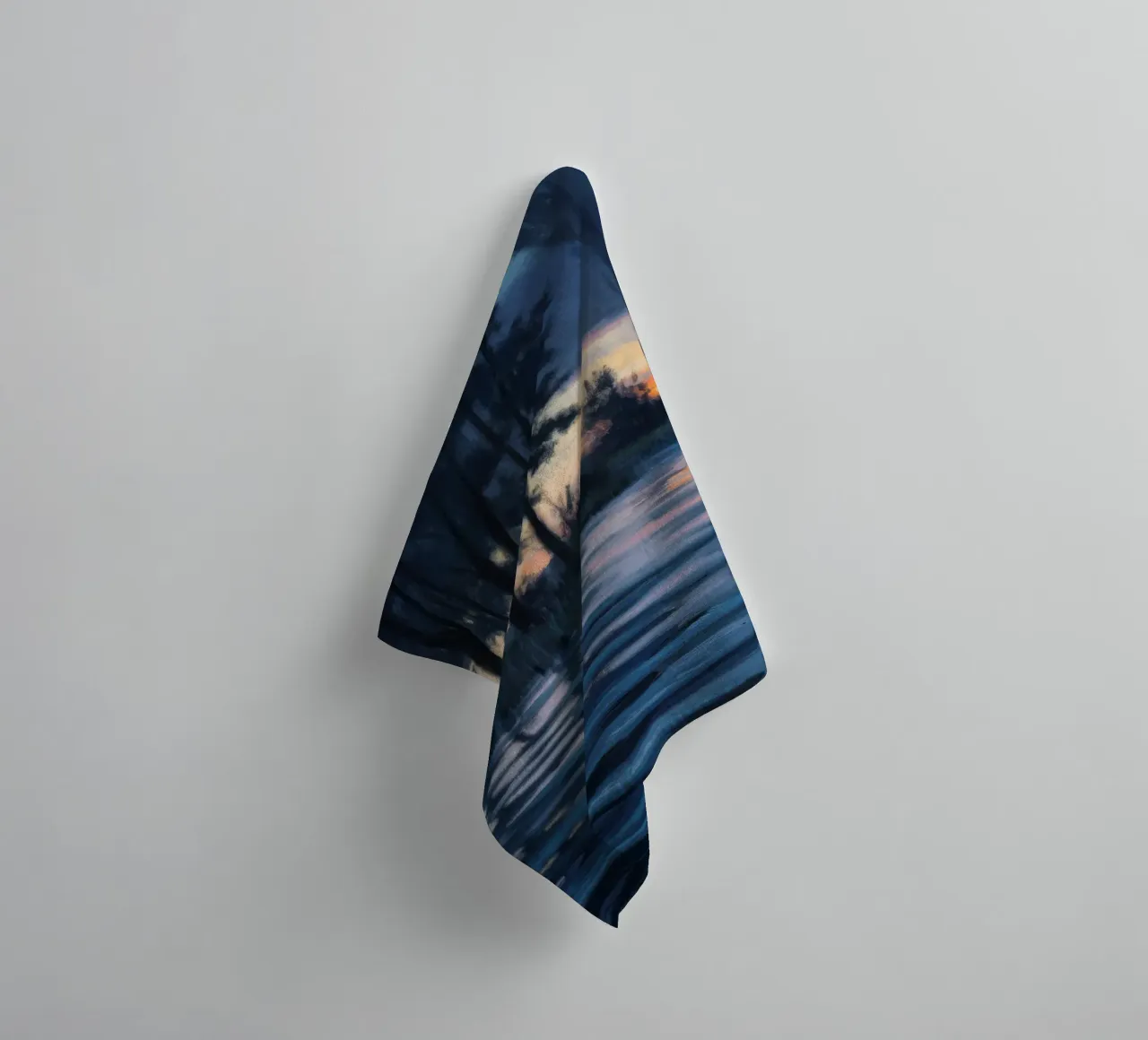 Mystical Forest Reflections towel by Verve Pigments