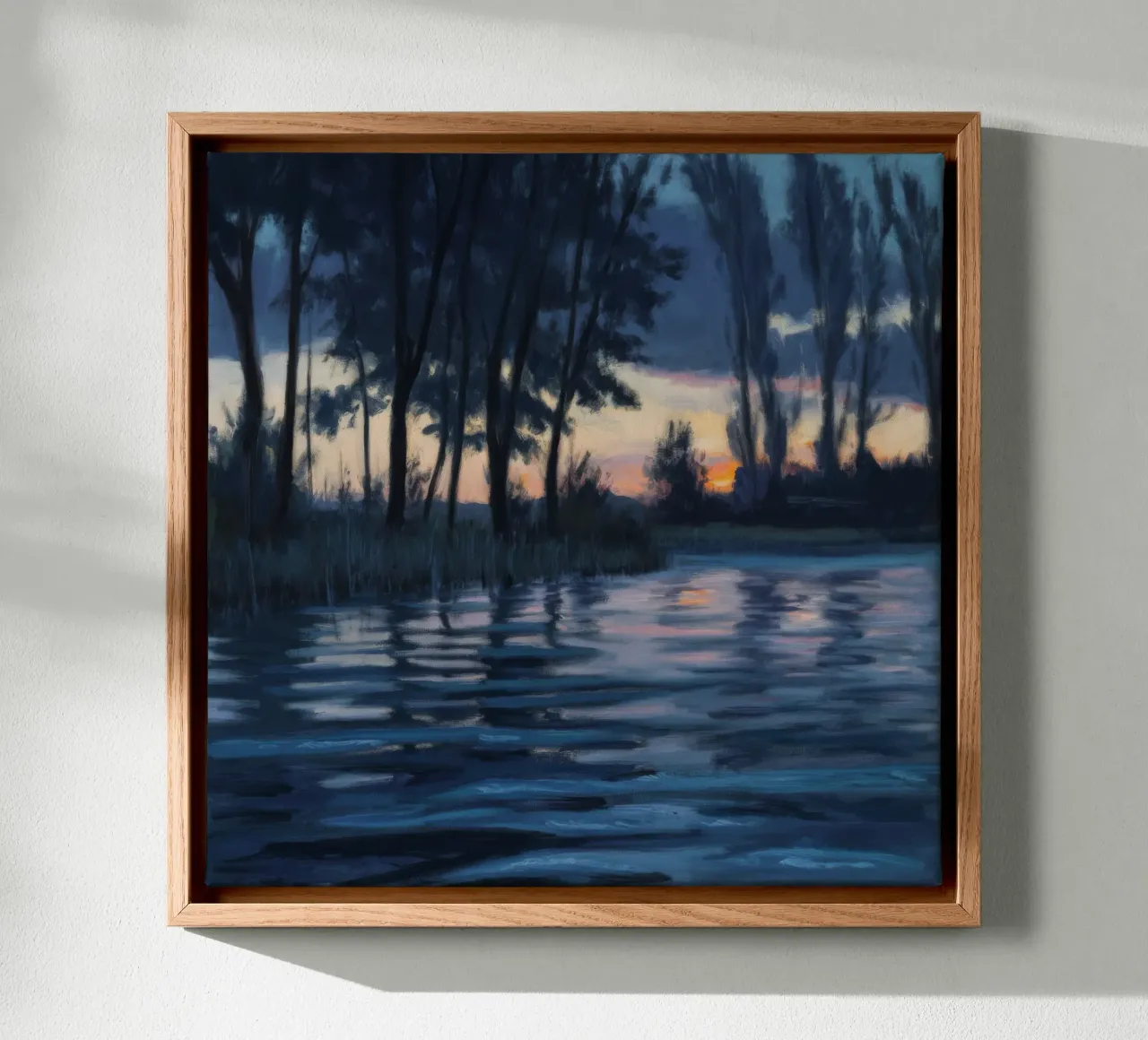Mystical Forest Reflections canvas by Verve Pigments