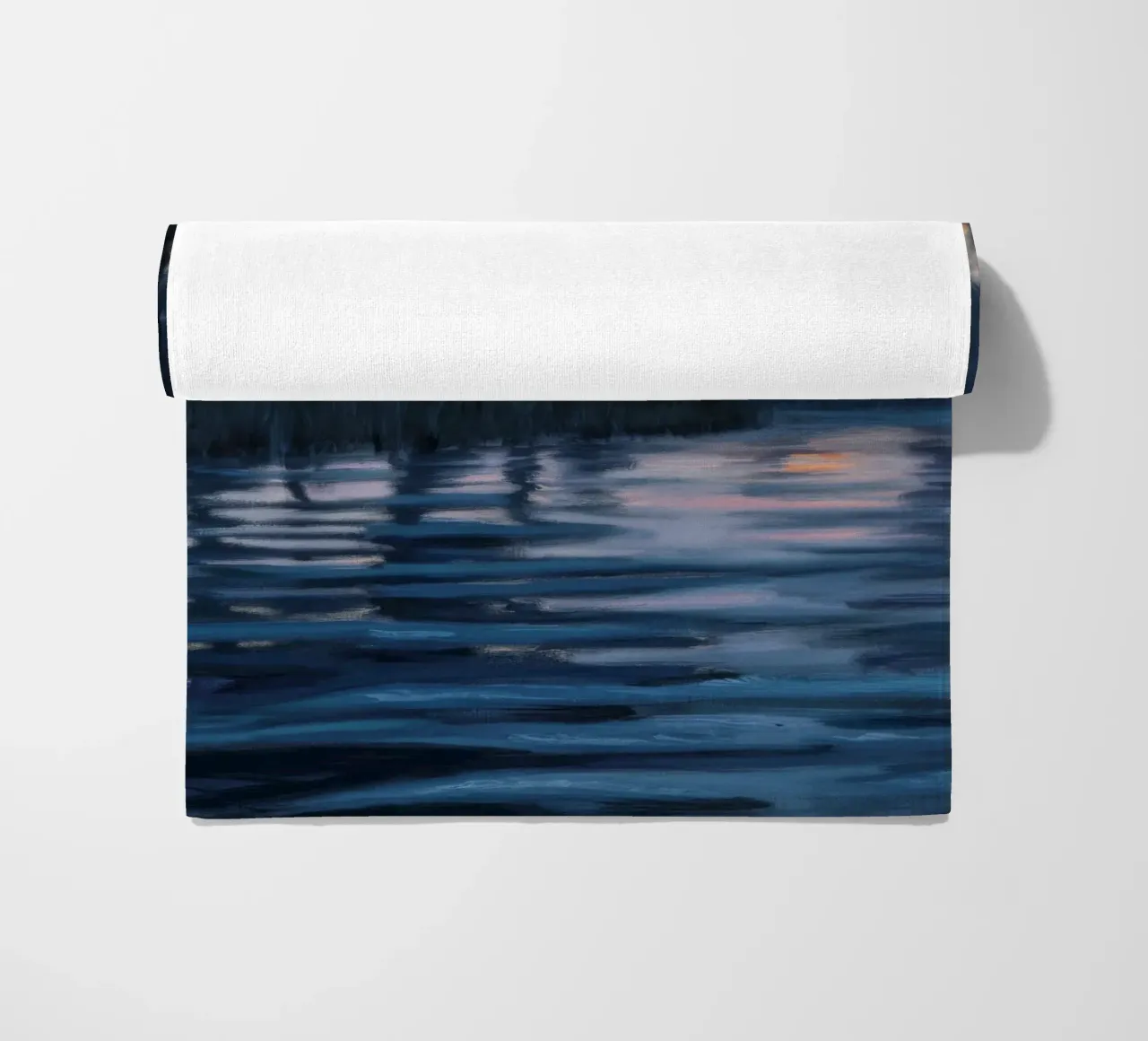 Mystical Forest Reflections beach towel by Verve Pigments