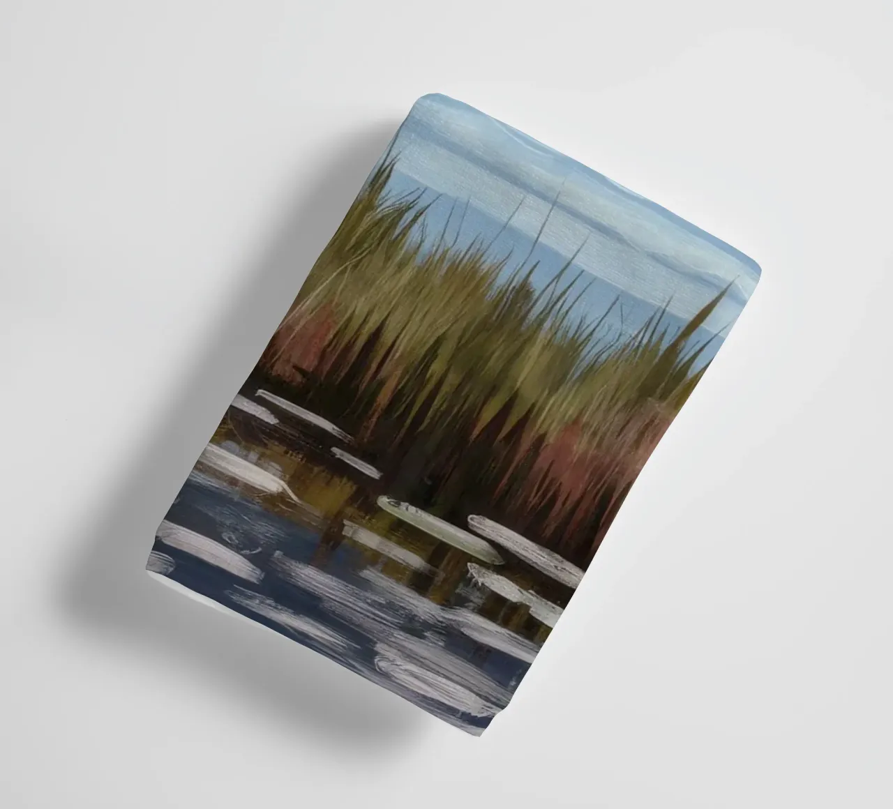 Mirror Lake Serenity towel by Verve Pigments