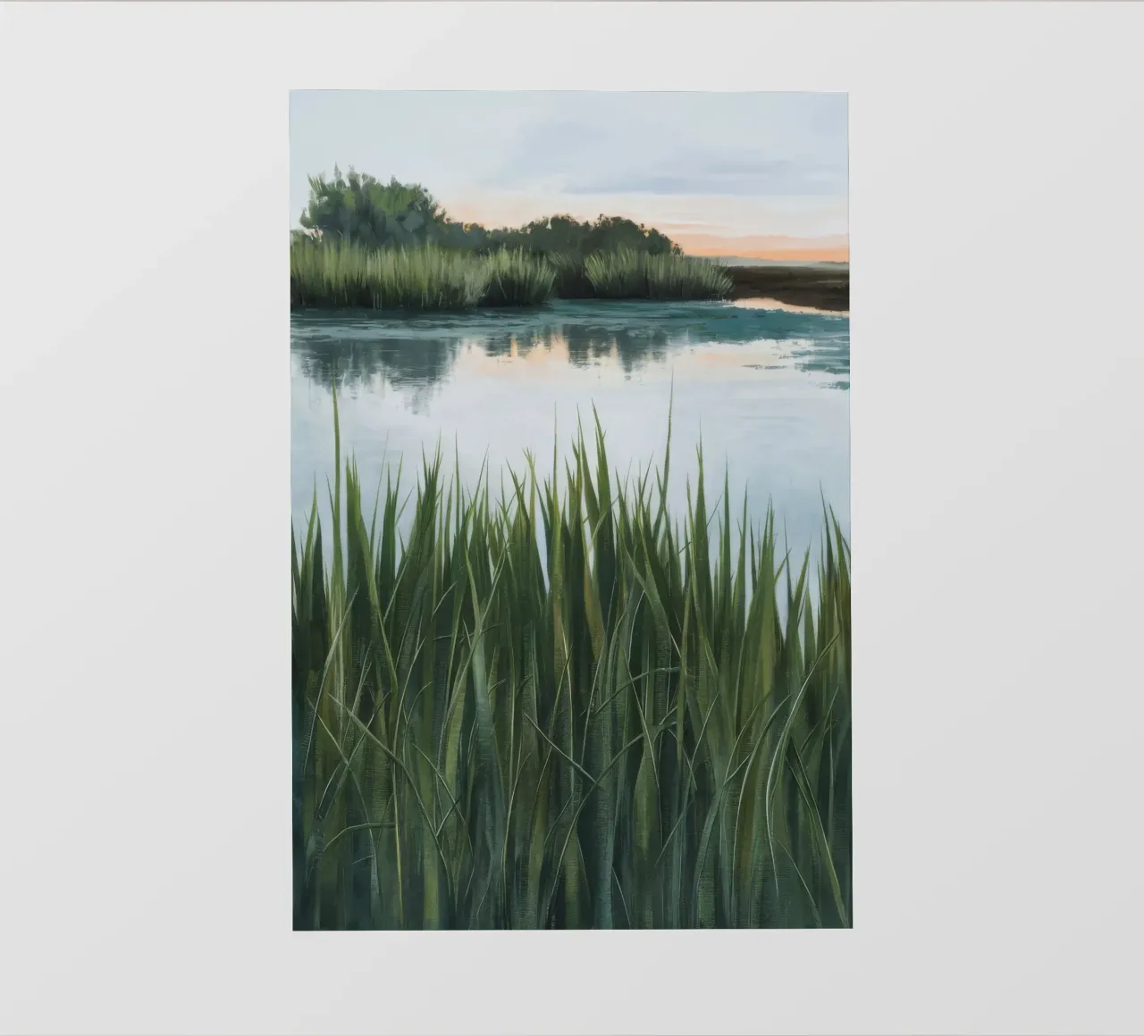 Verdant Marshland Serenity pvc cover by Verve Pigments