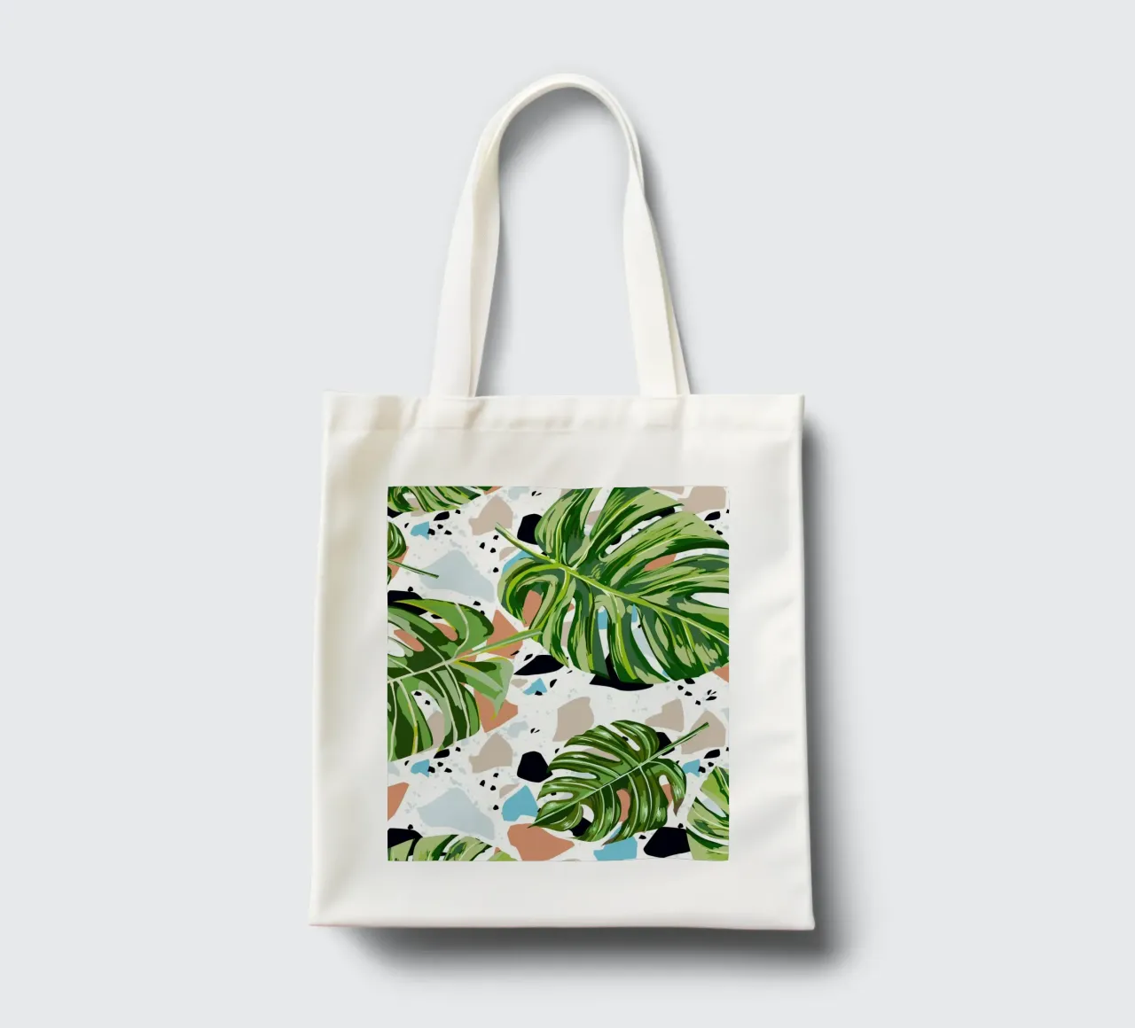 Tropical & Terrazzo borsa in juta da 83oranges