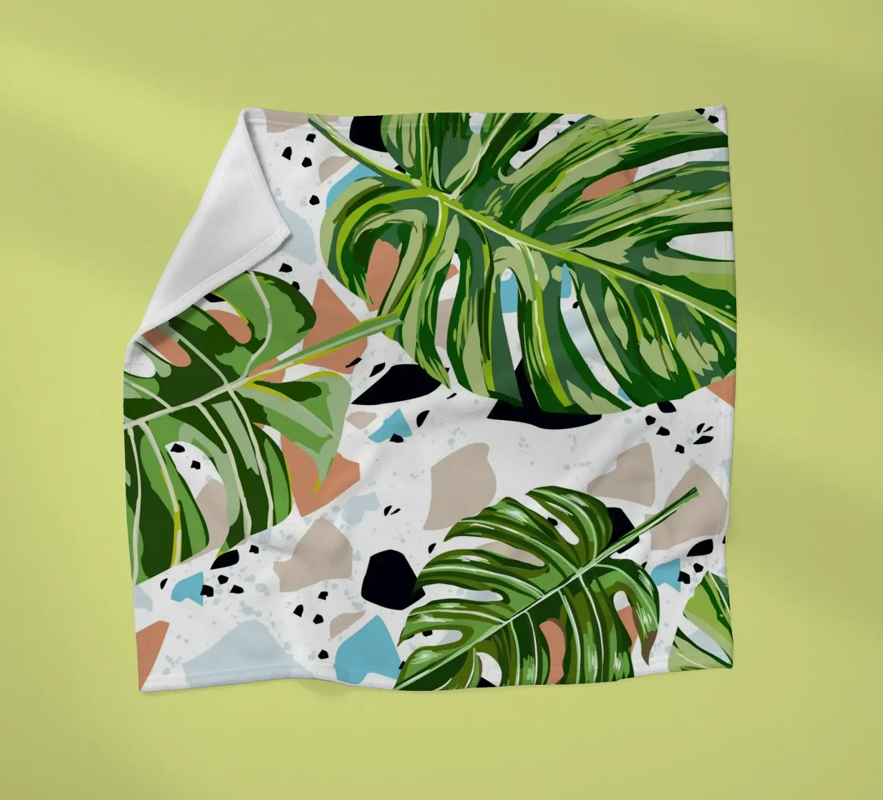 Tropical & Terrazzo coperta in pile da 83oranges