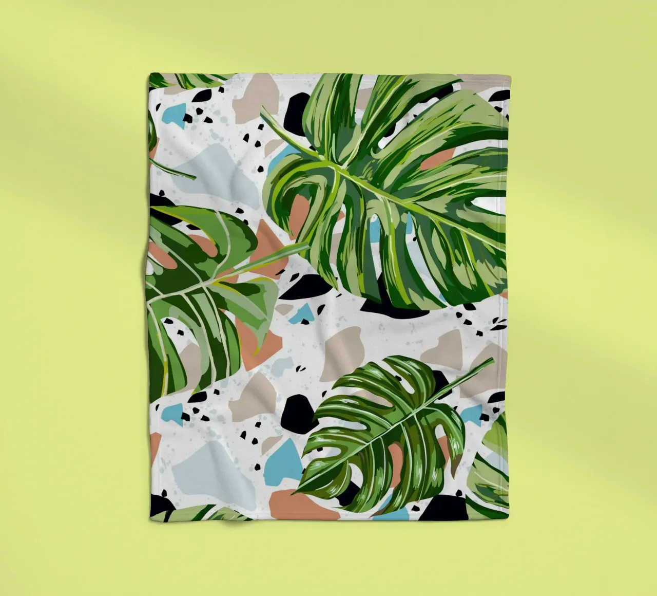 Tropical & Terrazzo coperta in pile da 83oranges