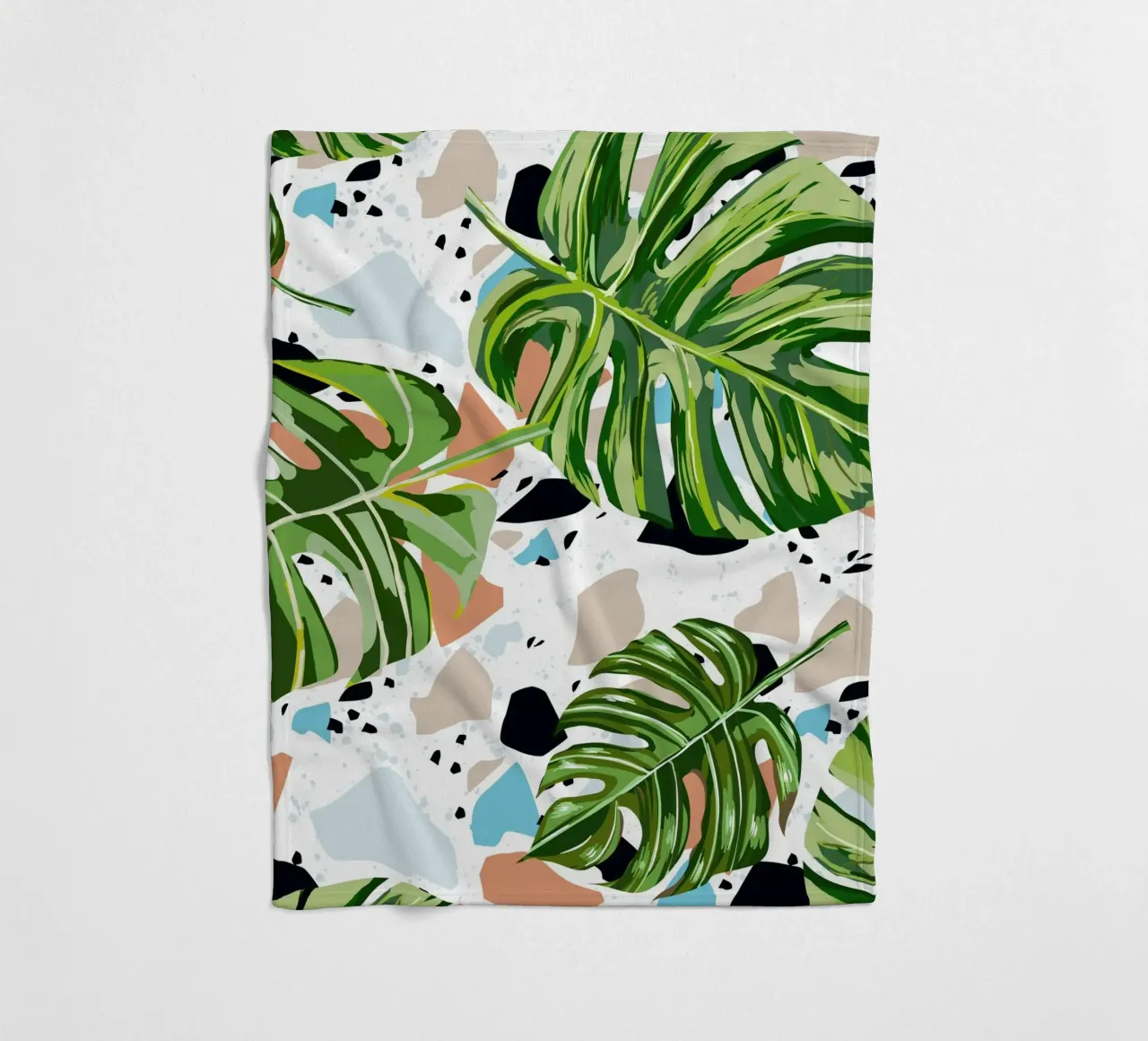 Tropical & Terrazzo coperta in pile da 83oranges