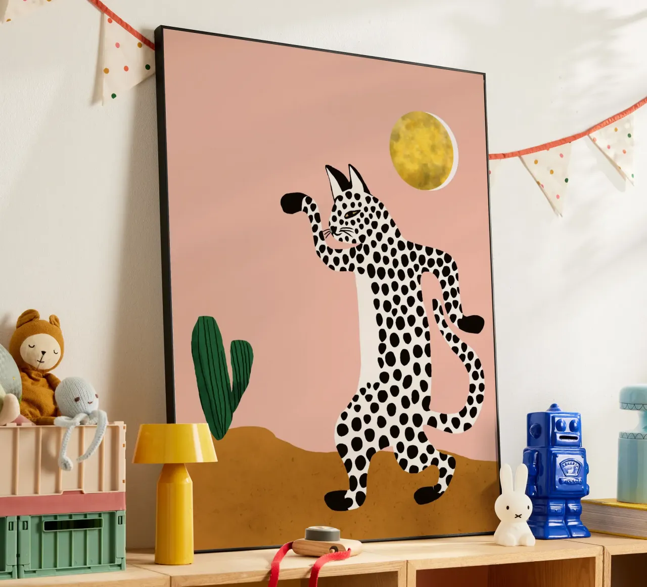 Gatto selvatico Jazzy alluminio dibond da 83oranges