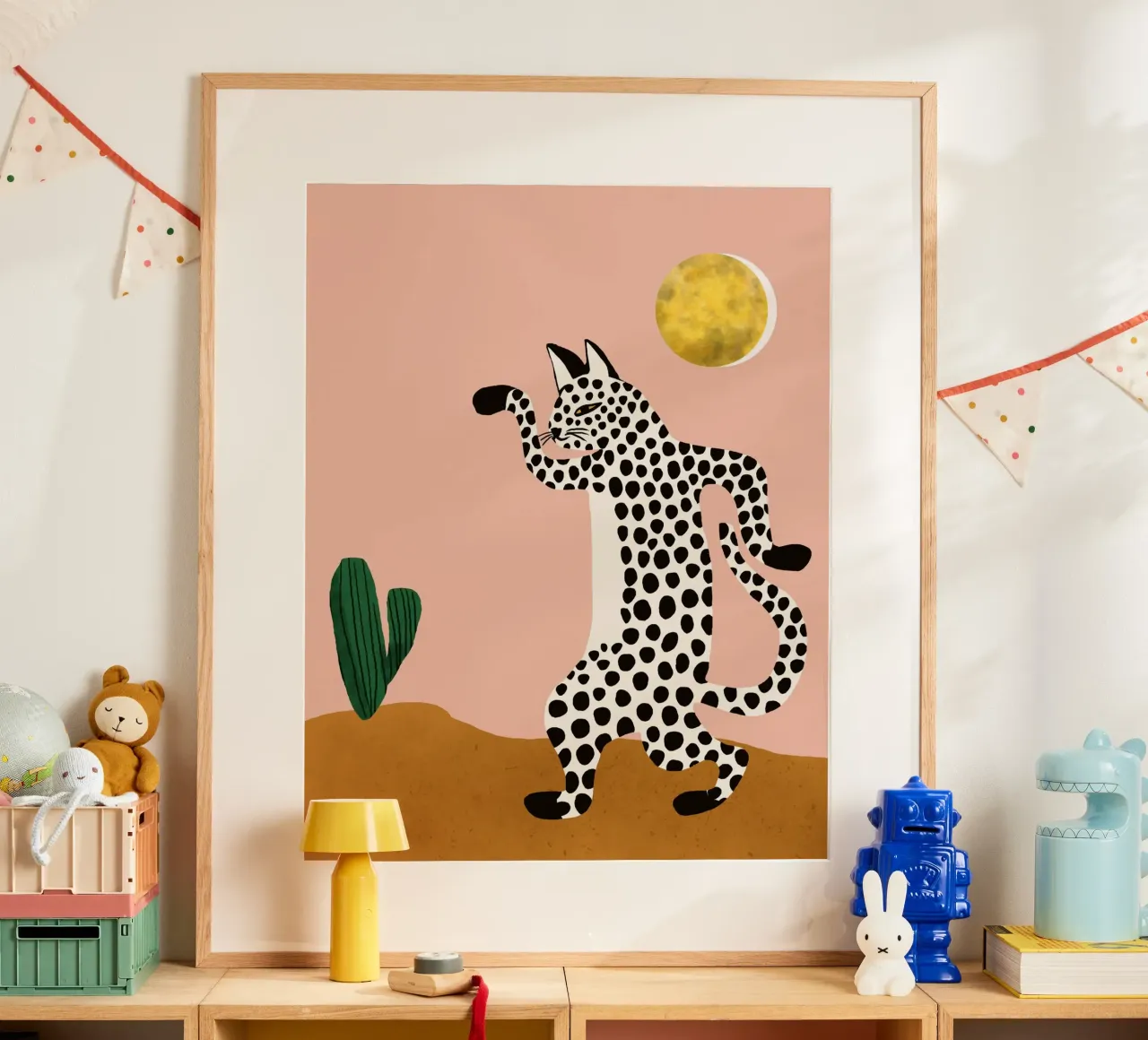 Gatto selvatico Jazzy poster da 83oranges