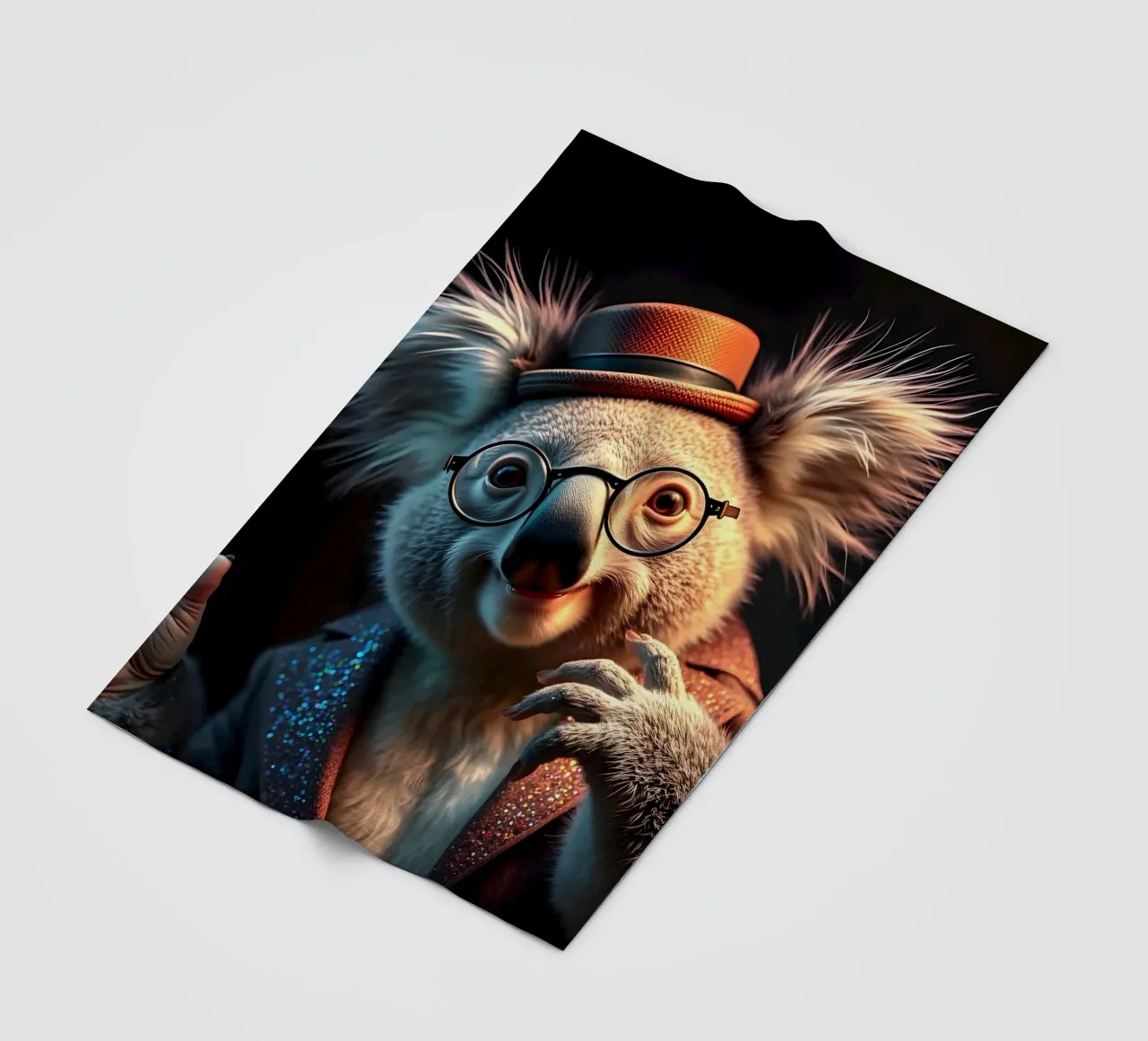 Does He Remind You Of Lennon? fleece blanket by Anita's Dream