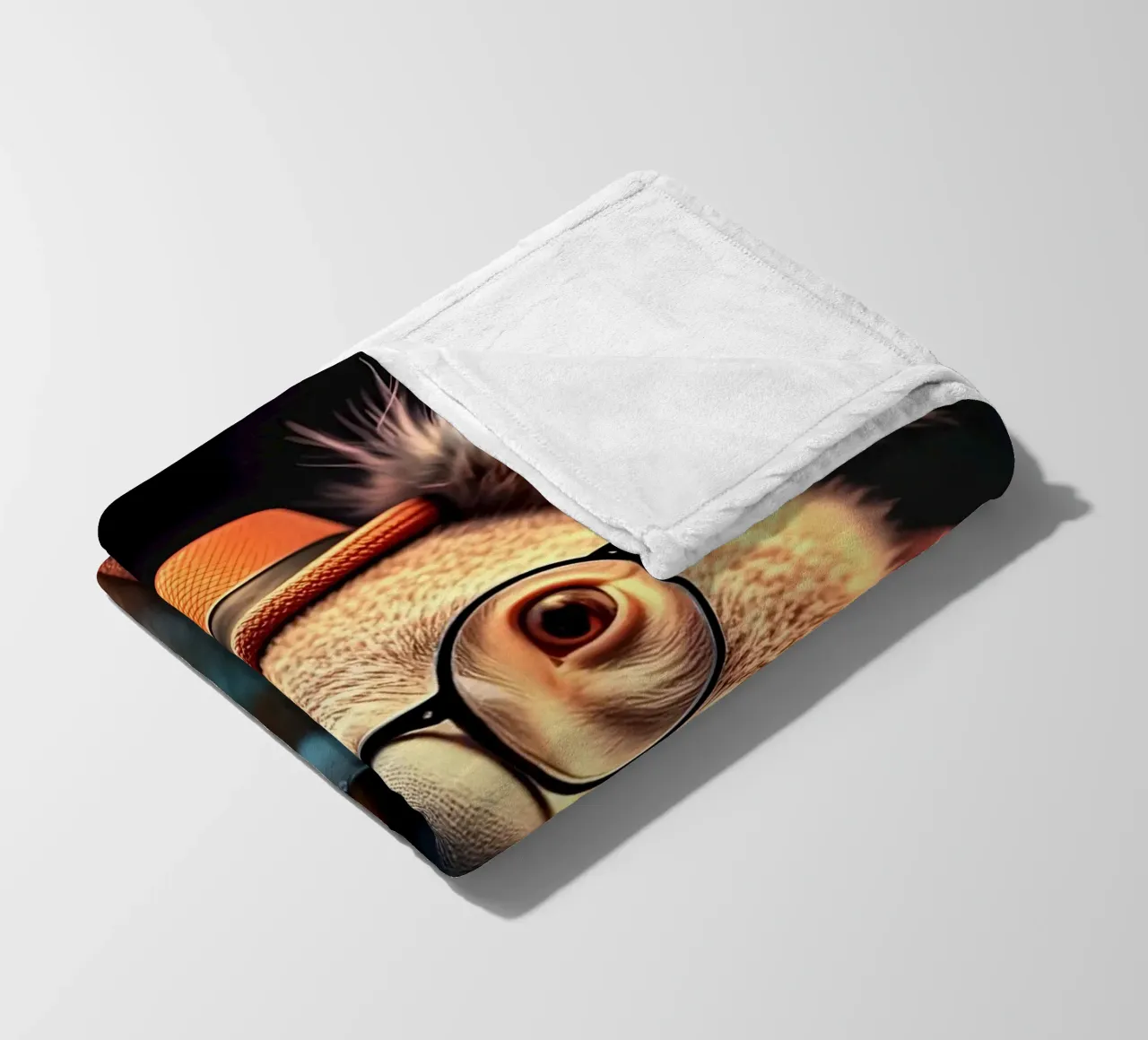 Does He Remind You Of Lennon? fleece blanket by Anita's Dream