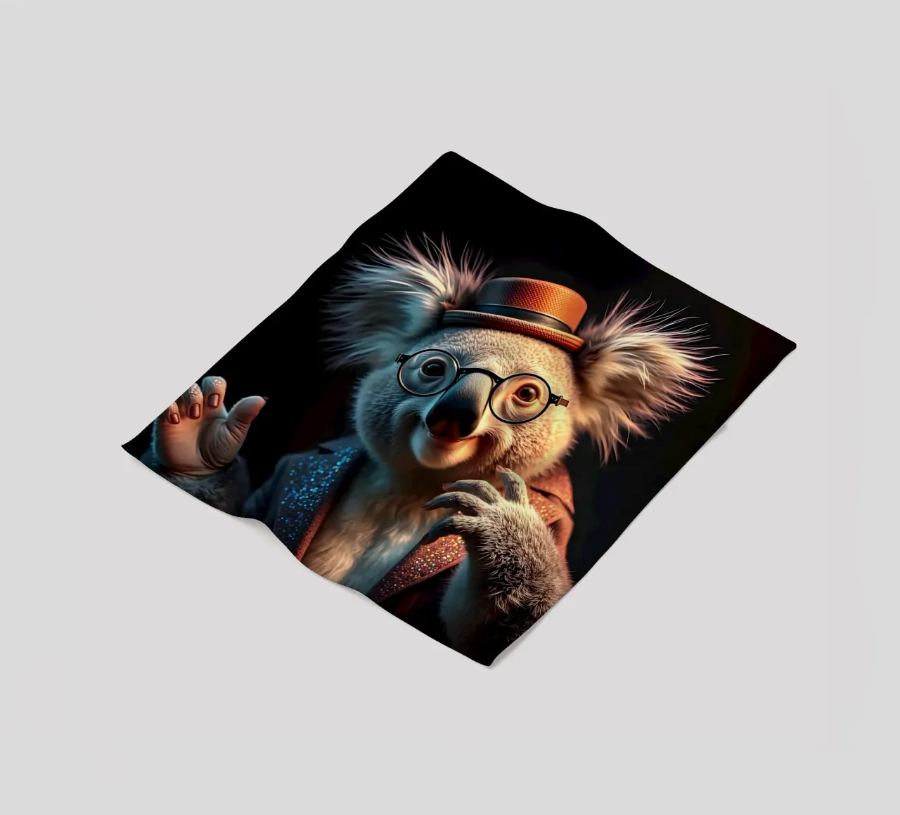 Does He Remind You Of Lennon? fleece blanket by Anita's Dream
