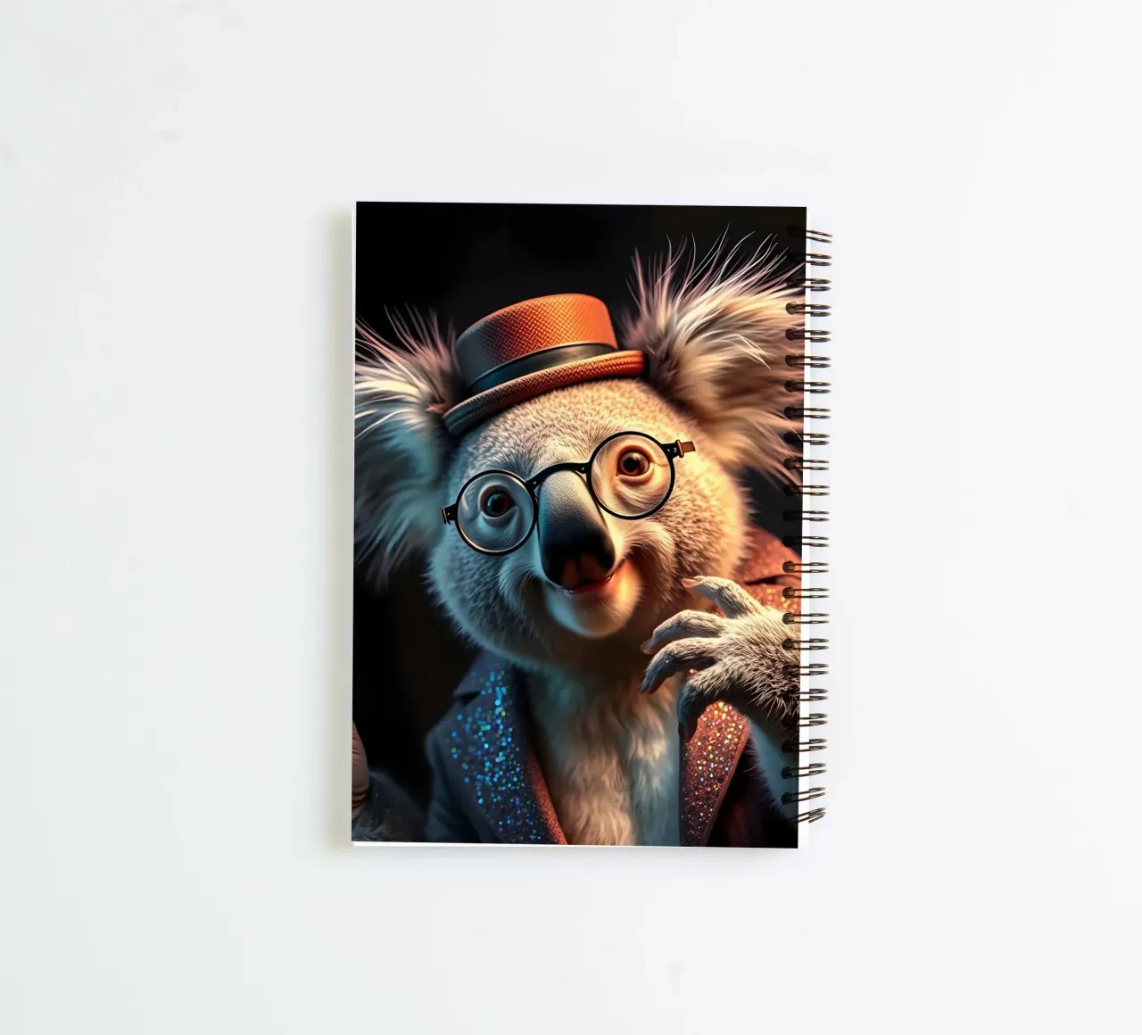 Does He Remind You Of Lennon? spiral notebook by Anita's Dream