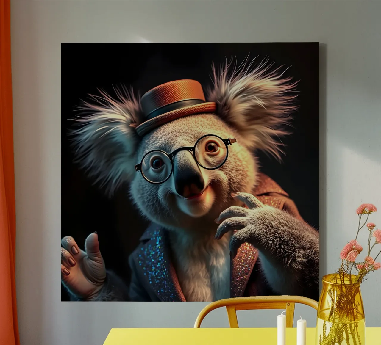 Does He Remind You Of Lennon? canvas by Anita's Dream