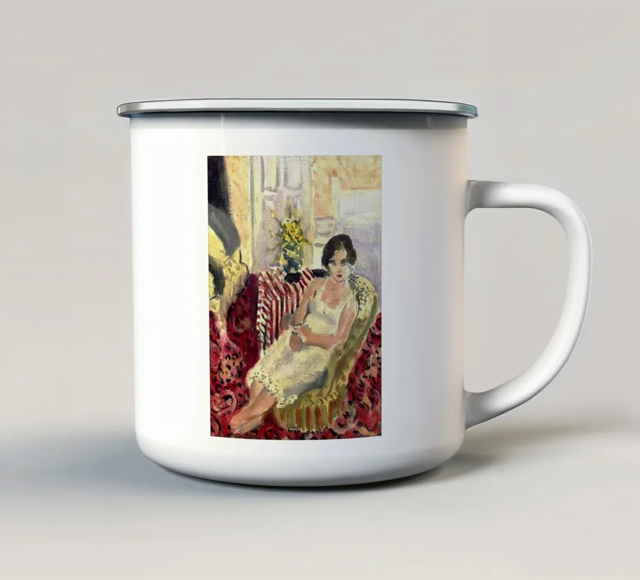 Henri Matisse Ragazze in fiore tazza in smalto da Spencer Farrell2