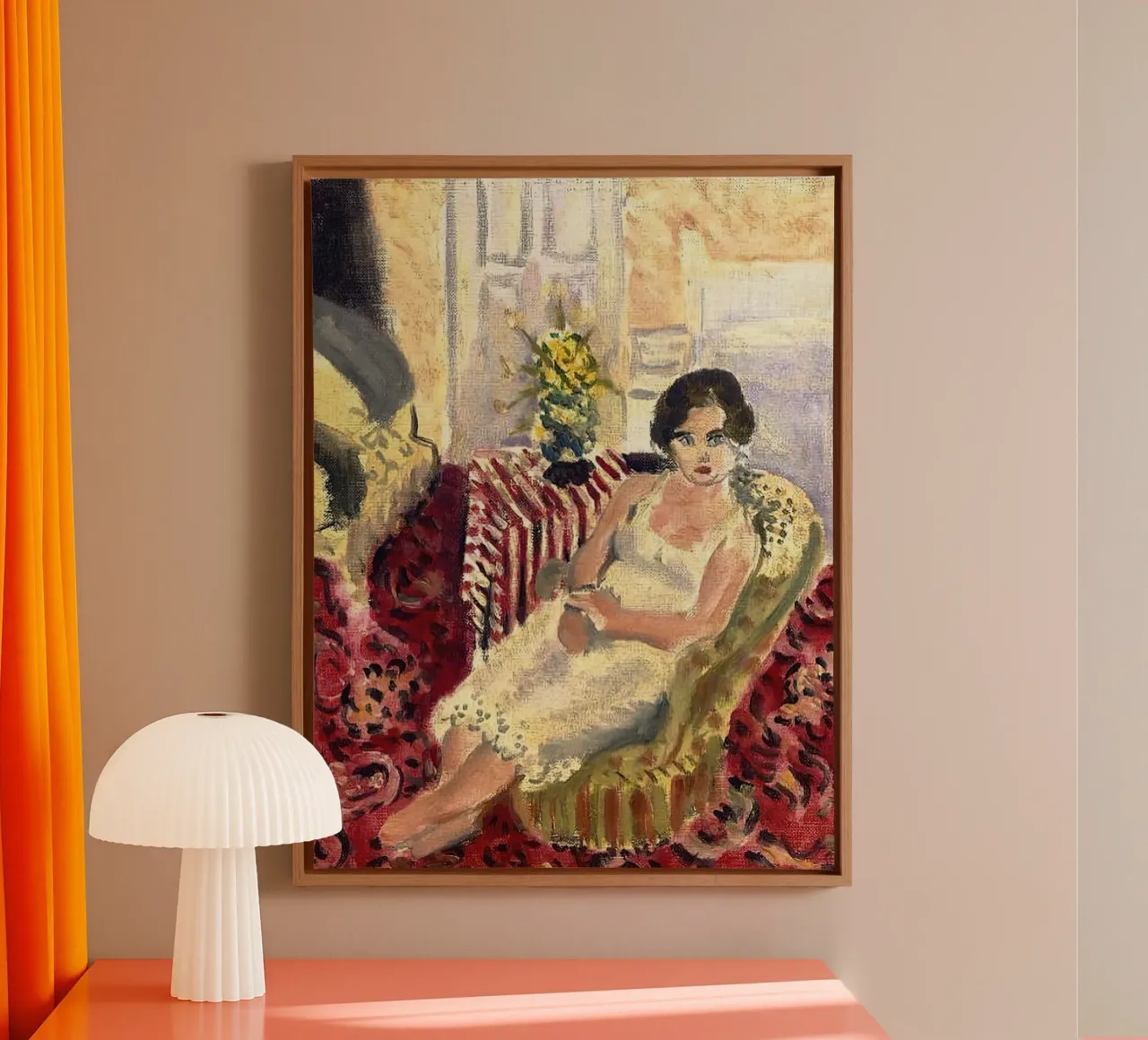 Henri Matisse Ragazze in fiore tela con Cornice a cassetta da Spencer Farrell2