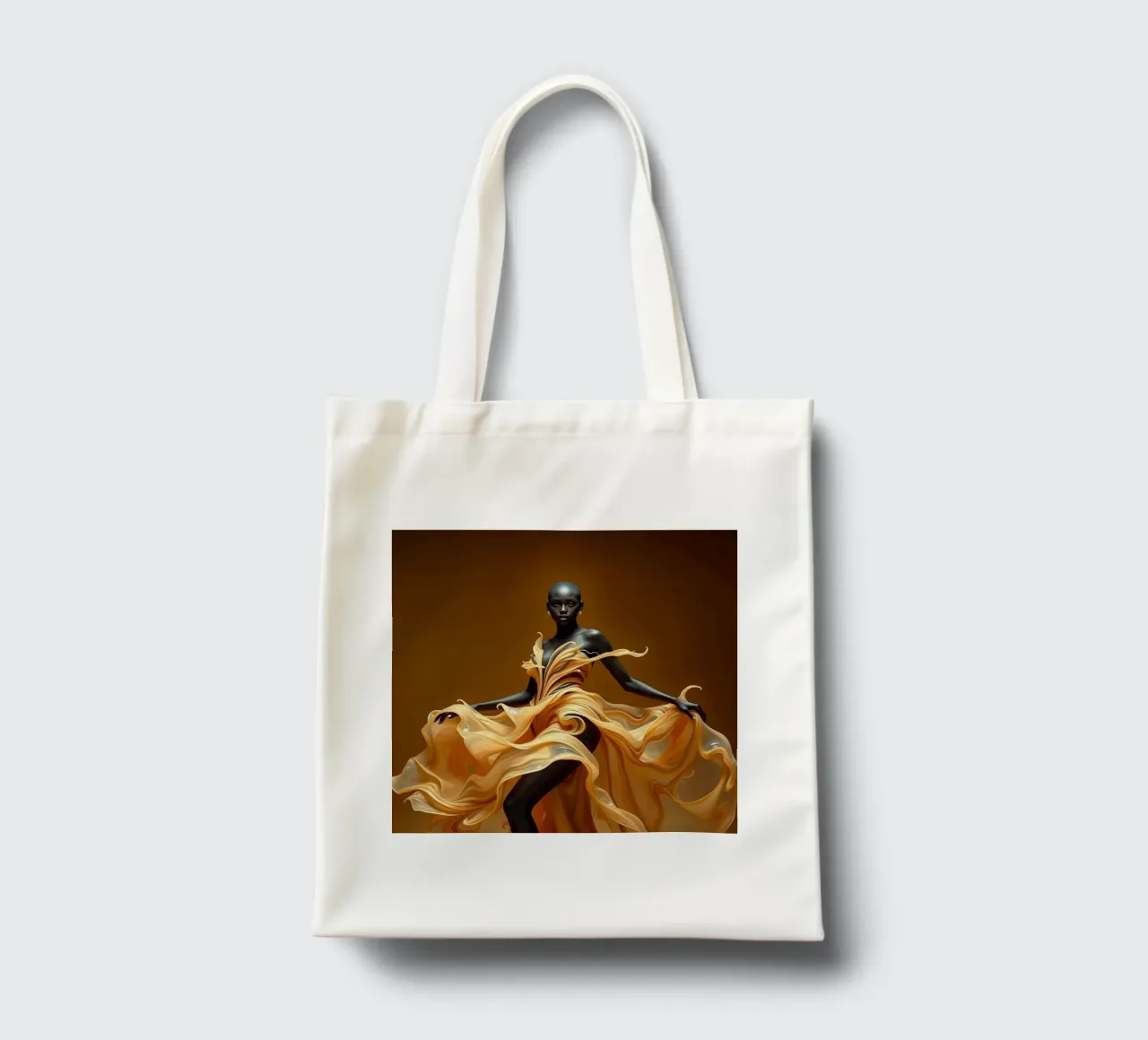 Latte Splash e Swirl borsa in juta da Anita's Dream