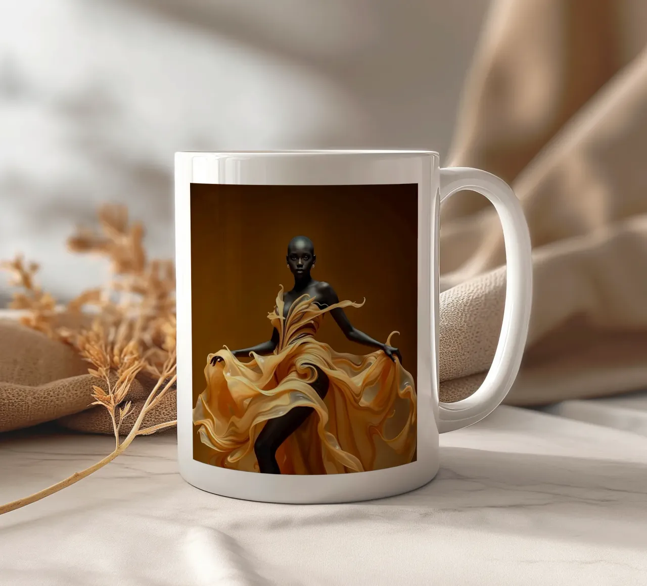 Latte Splash e Swirl tazza in ceramica da Anita's Dream