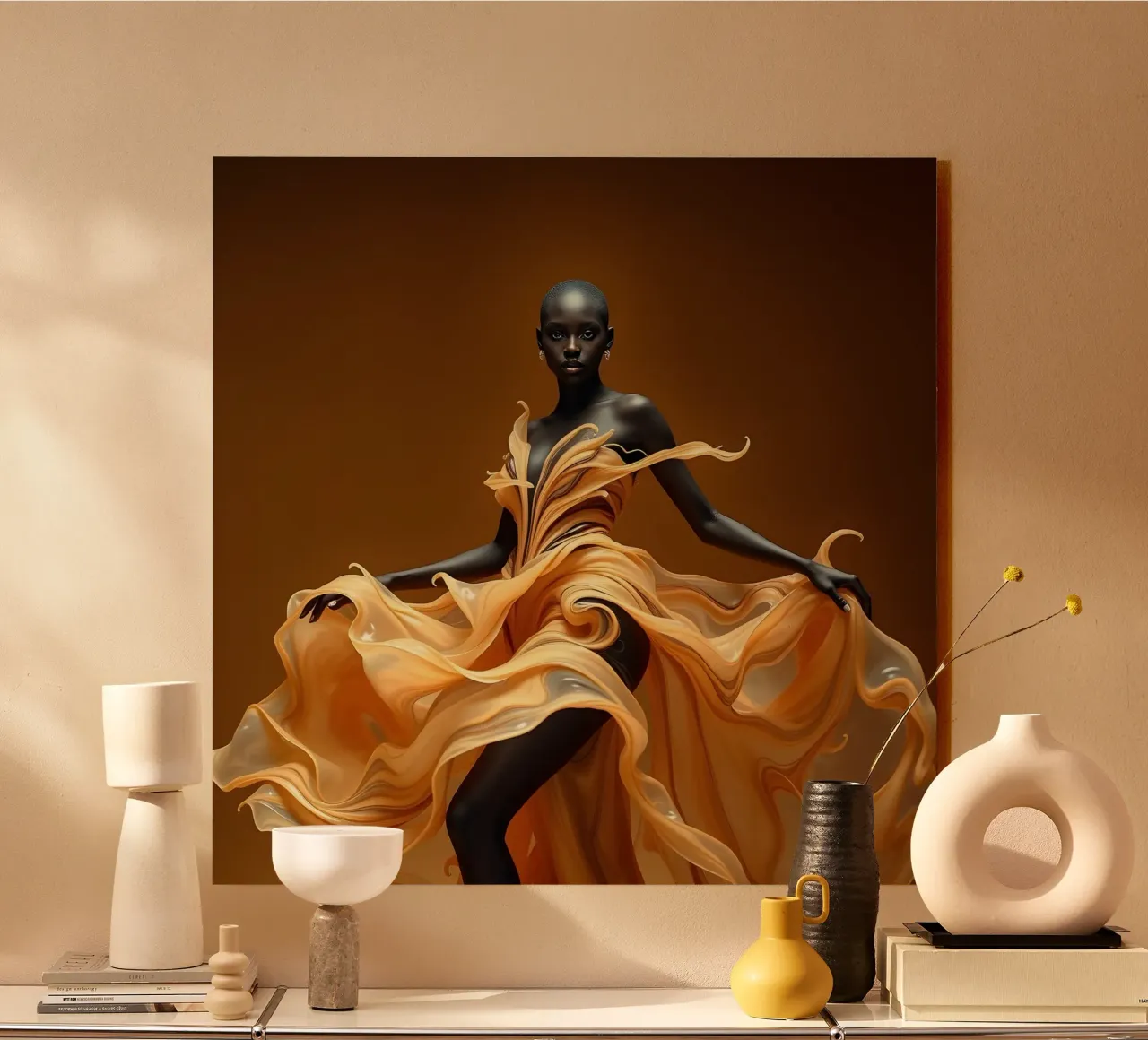 Latte Splash and Swirl plexiglass da Anita's Dream