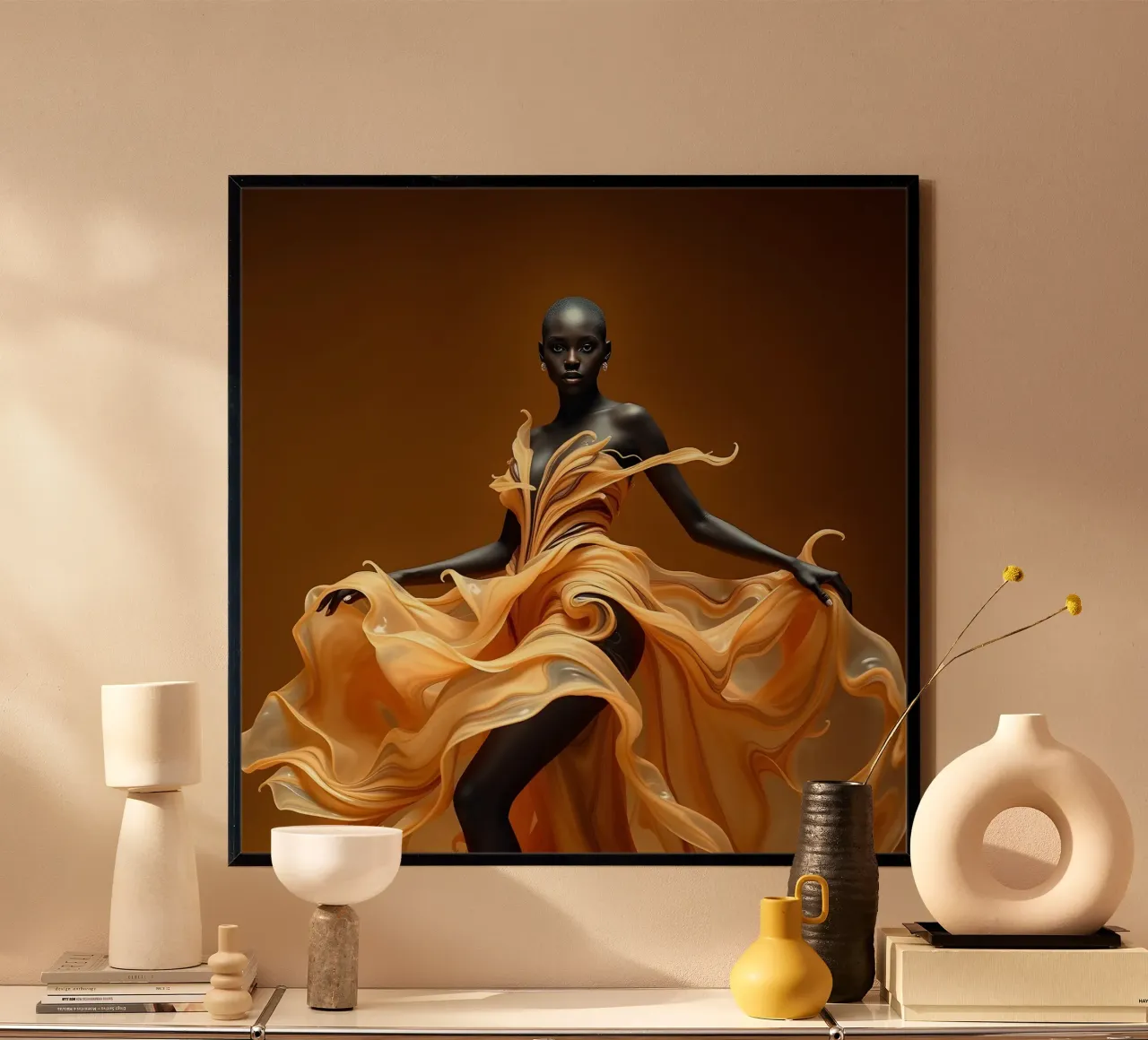 Latte Splash and Swirl poster de Anita's Dream