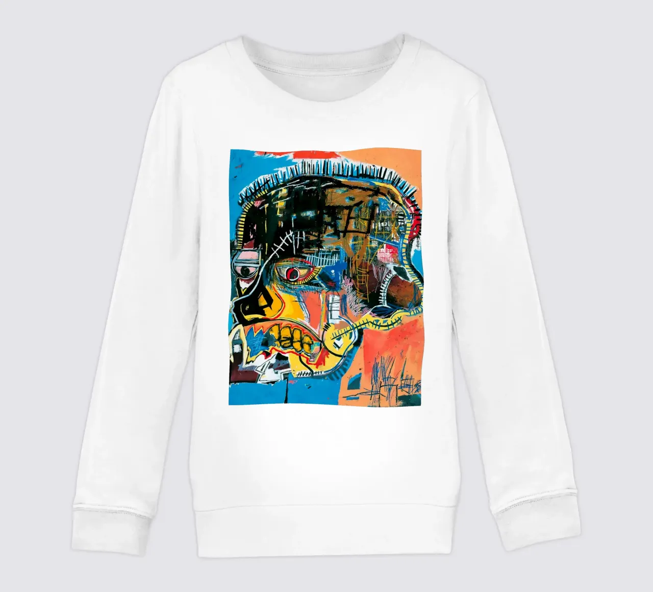 Schädel ohne Titel, 1981 Viele von Jean-Michel Basquiats Kinder Sweatshirt von tommieweimann