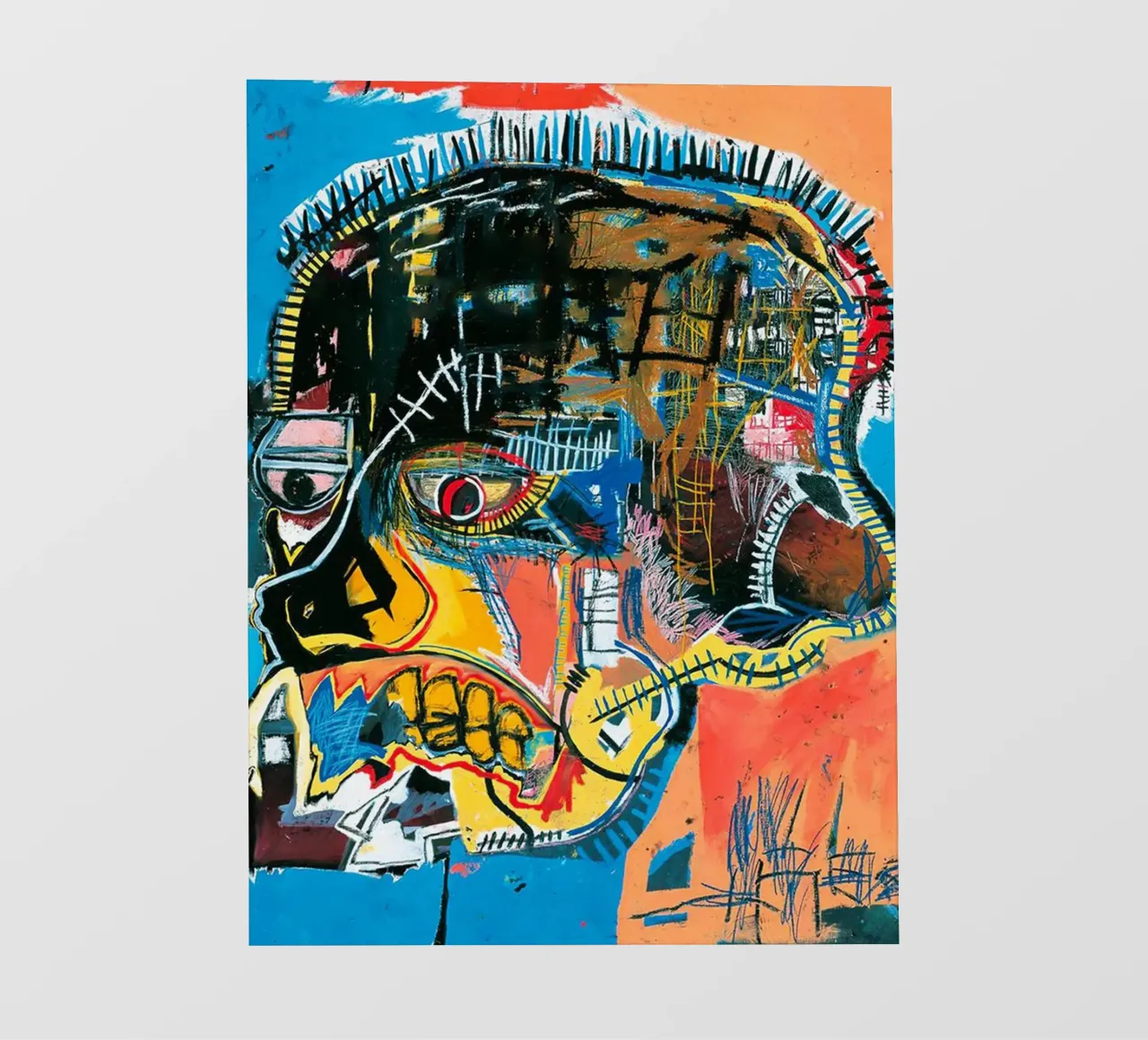 Untitled Skull, 1981 Many of Jean-Michel Basquiat’s backlit film by tommieweimann