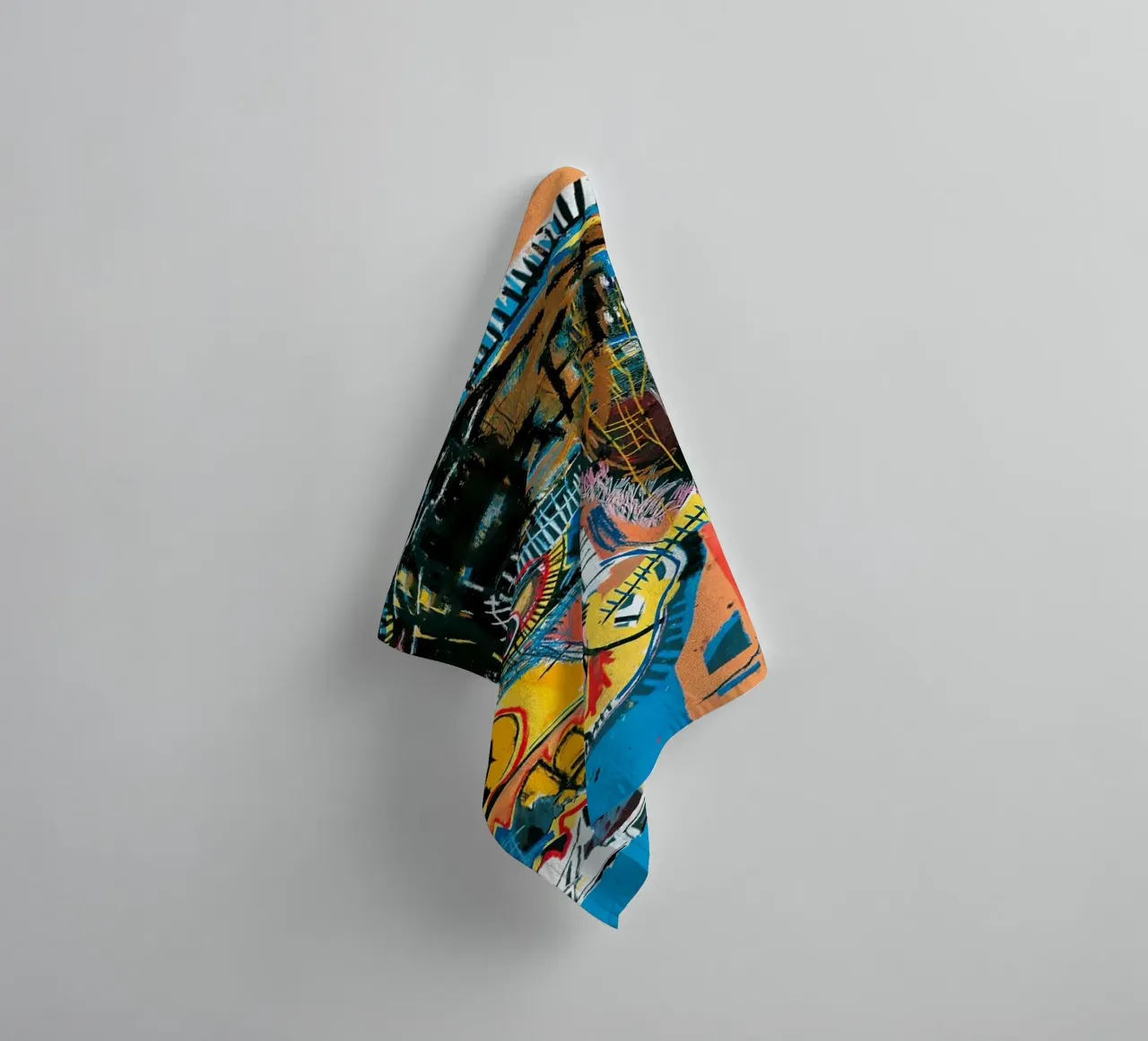 Untitled Skull, 1981 Many of Jean-Michel Basquiat’s towel by tommieweimann