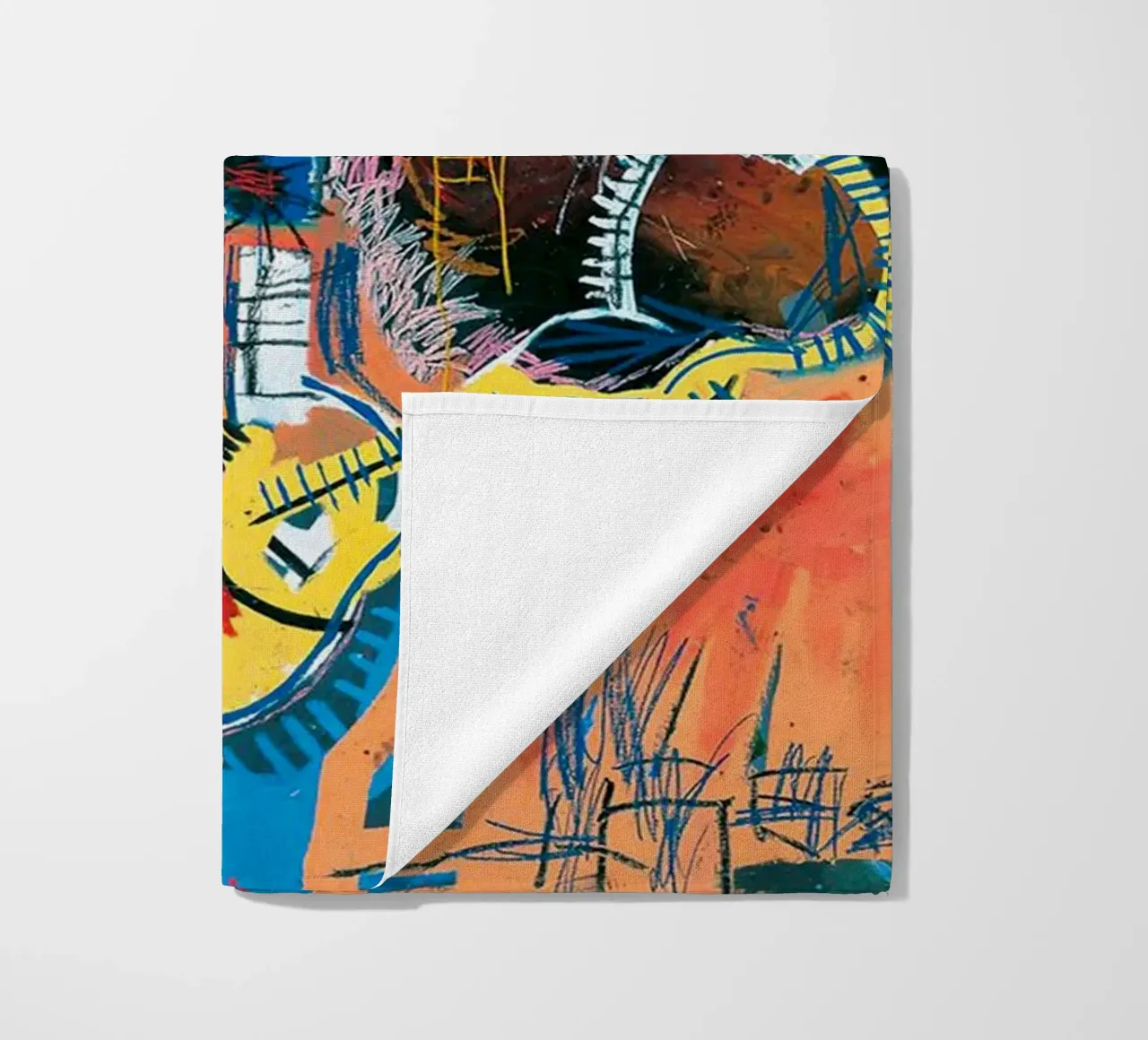 Untitled Skull, 1981 Many of Jean-Michel Basquiat’s beach towel by tommieweimann