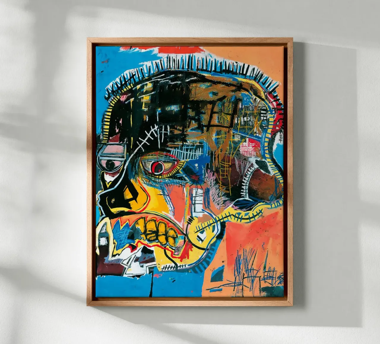 Untitled Skull, 1981 Many of Jean-Michel Basquiat’s canvas by tommieweimann