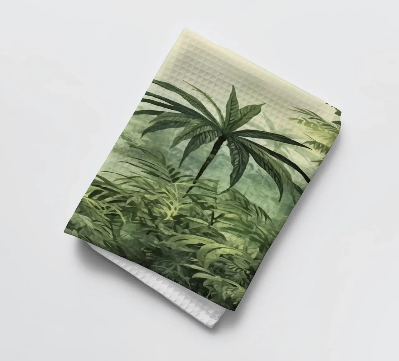 Palmeto tropicale Fuga verde e lussureggiante canovaccio da cucina da Andrea Haase Modern Home