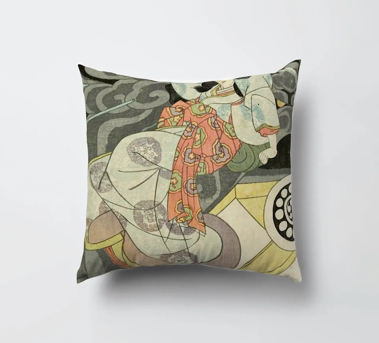 Kuniyoshi - Segawa Kikunojo Acting as Princess Takiyasha cuscino da ARTOTHEK