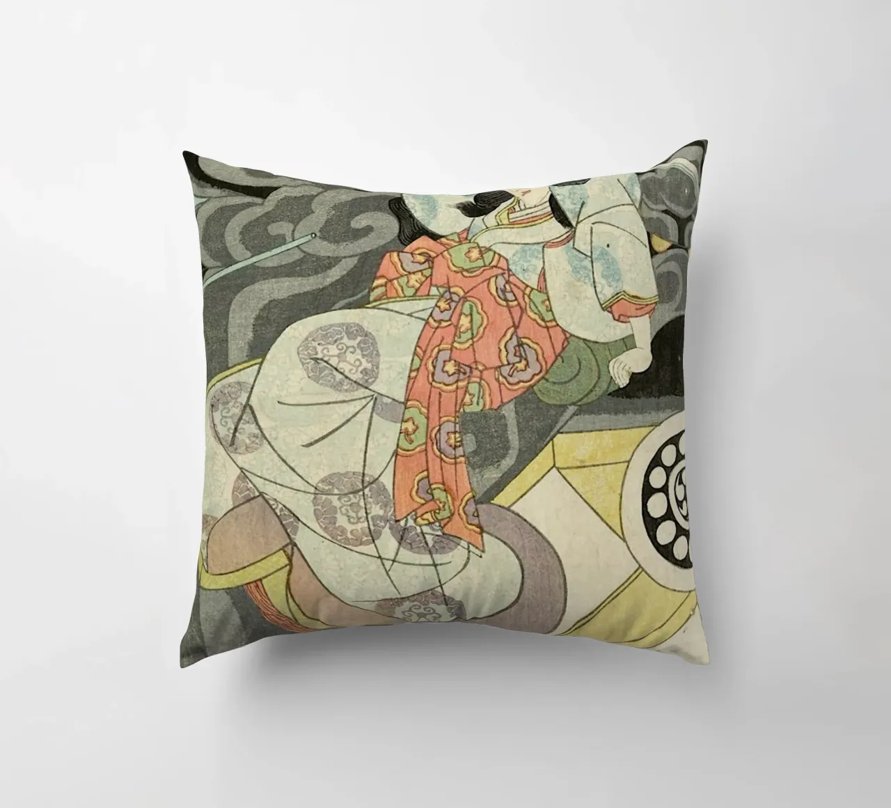 Kuniyoshi - Segawa Kikunojo Acting as Princess Takiyasha cuscino da ARTOTHEK
