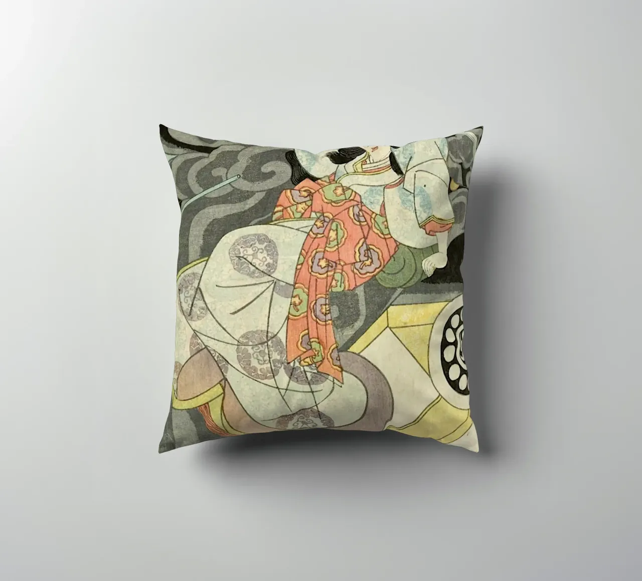 Kuniyoshi - Segawa Kikunojo Acting as Princess Takiyasha cuscino da ARTOTHEK