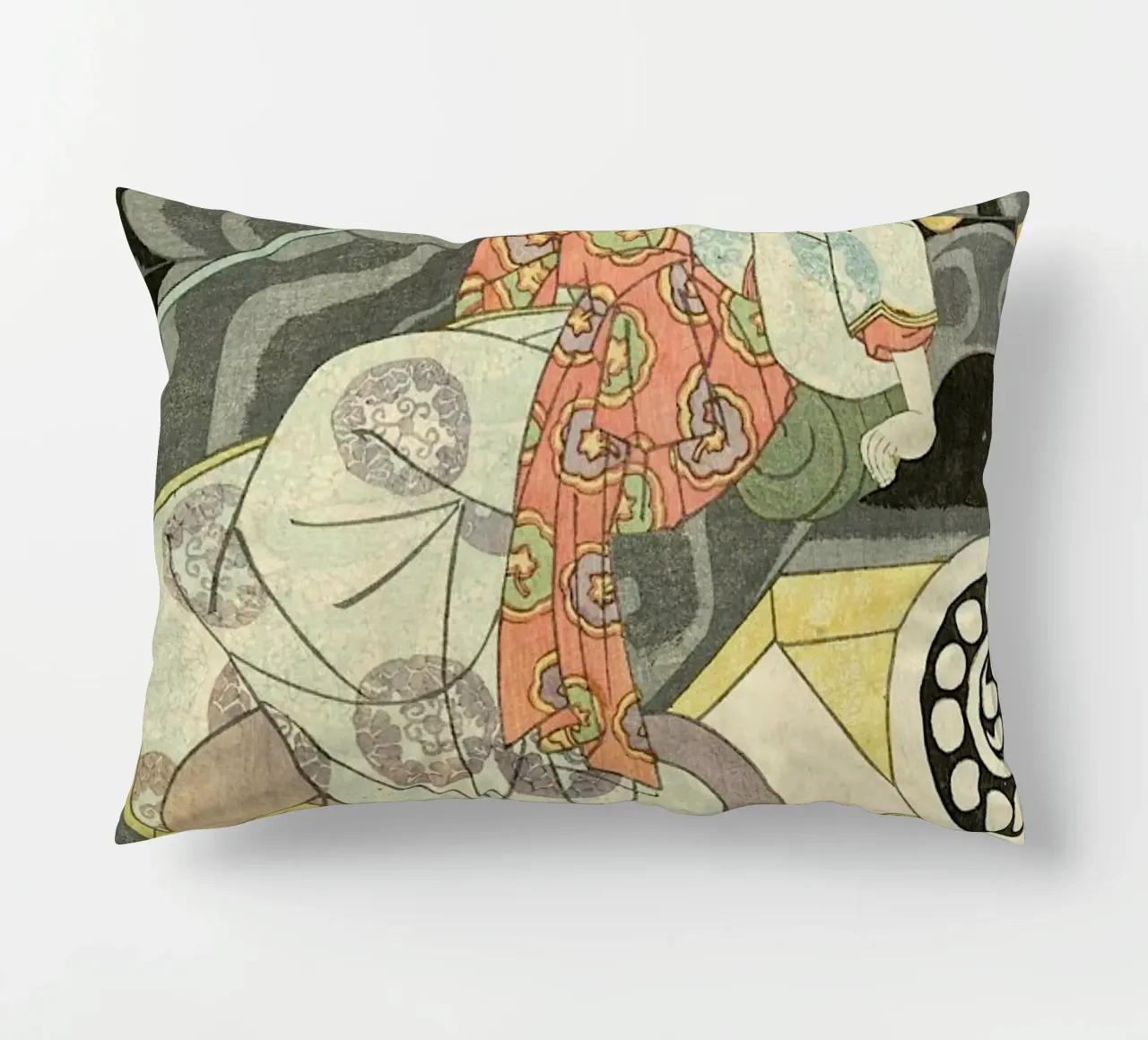 Kuniyoshi - Segawa Kikunojo Acting as Princess Takiyasha cuscino da ARTOTHEK