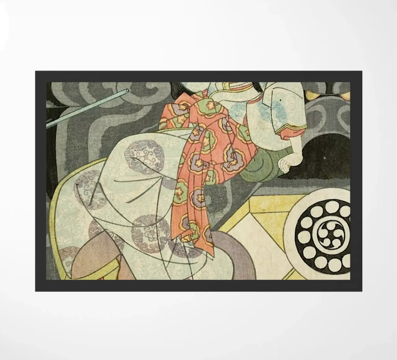 Kuniyoshi - Segawa Kikunojo Acting as Princess Takiyasha zerbino da ARTOTHEK