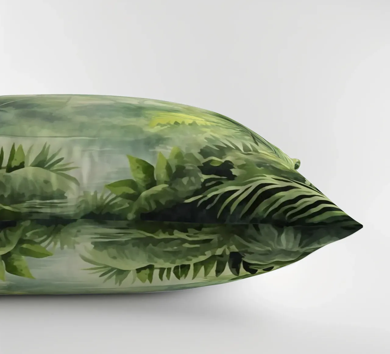 Palmeto tropicale Fuga verde e lussureggiante cuscino da Andrea Haase Modern Home