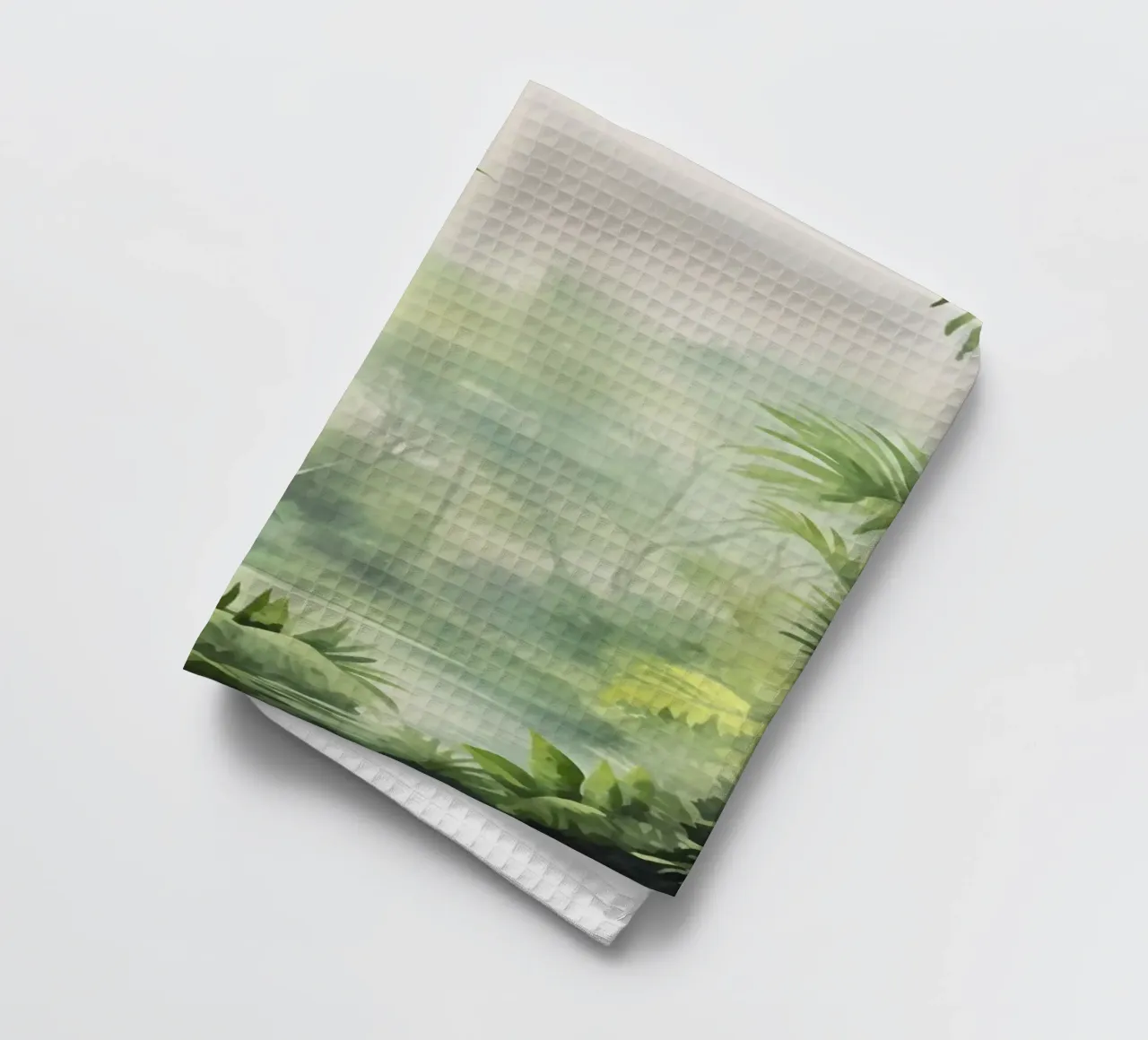 Palmeto tropicale Fuga verde e lussureggiante canovaccio da cucina da Andrea Haase Modern Home