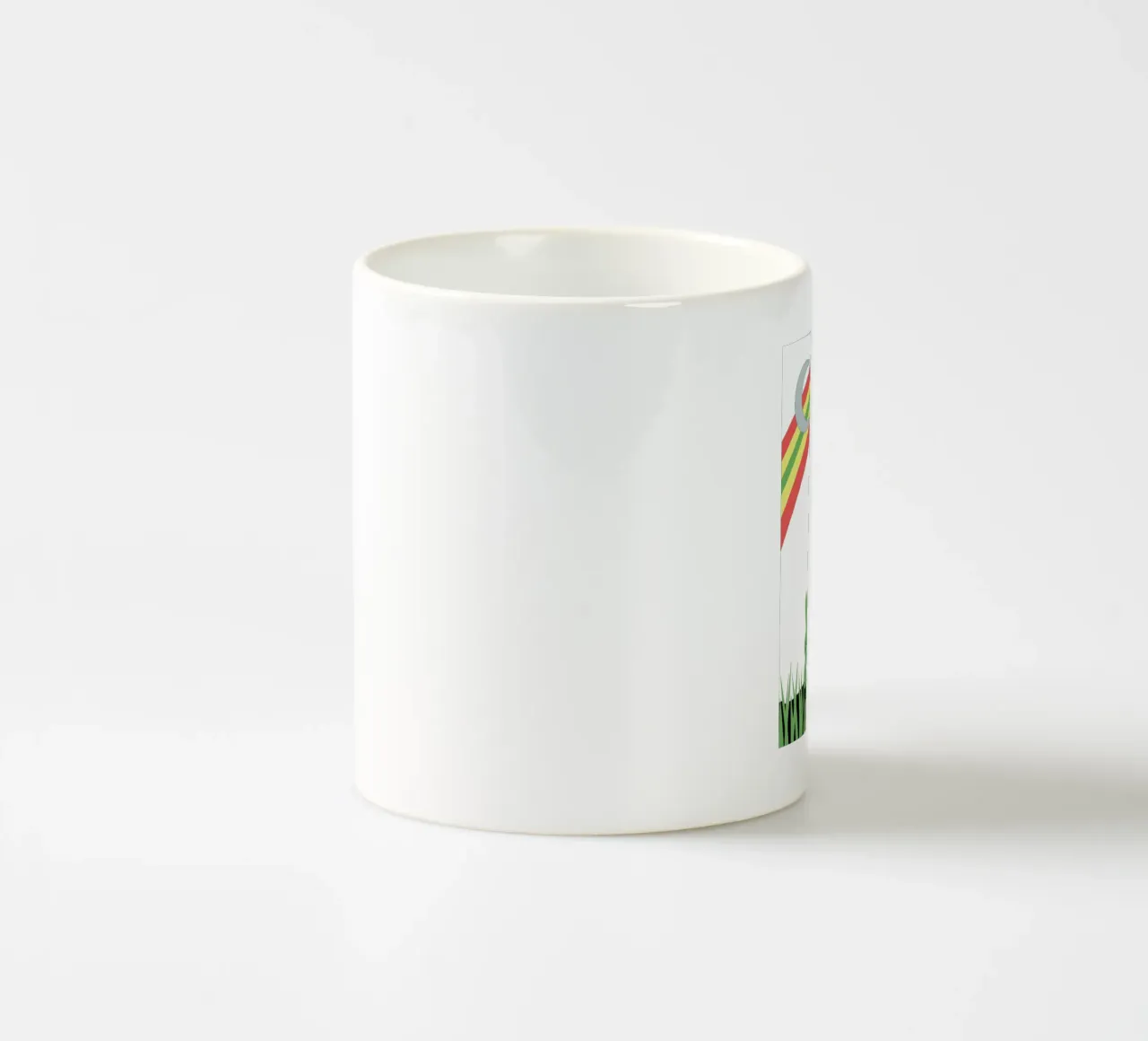 Il coniglio e l'arcobaleno tazza in ceramica da LOOK DIFFERENT