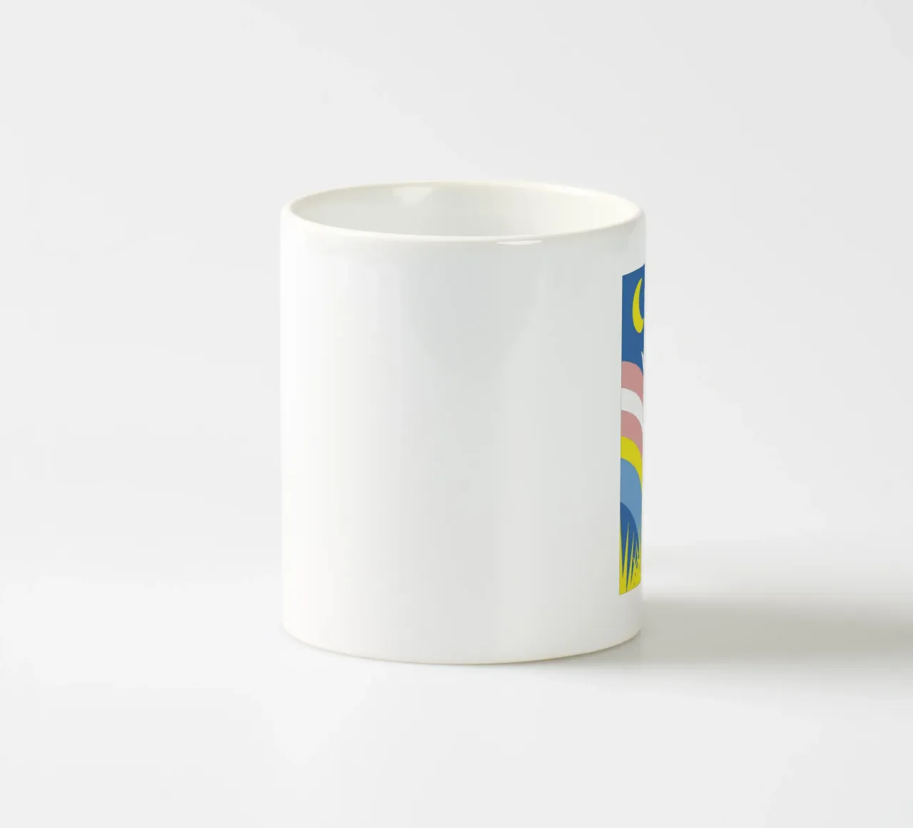 Il coniglio e l'arcobaleno tazza in ceramica da LOOK DIFFERENT