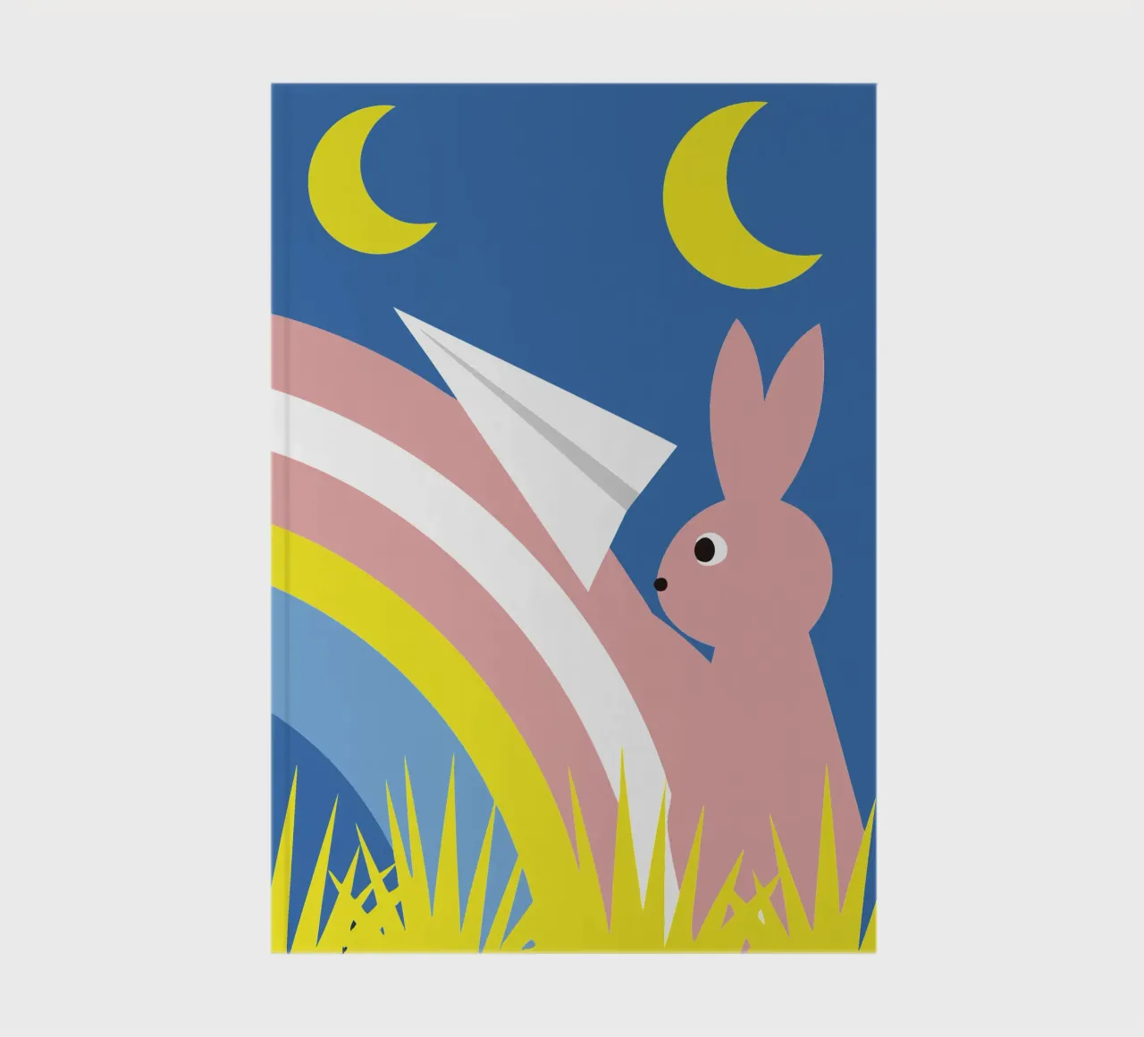 The Rabbit and the Rainbow notebook by LOOK DIFFERENT