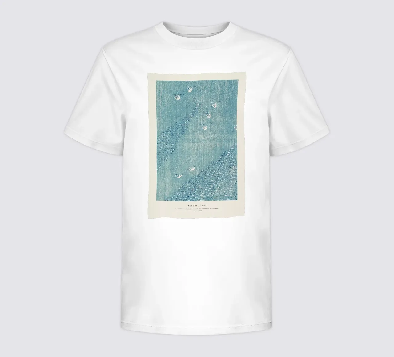 Tomoki -  Original Woodblock Print t-shirt bambini da Vintage by JUNIQE