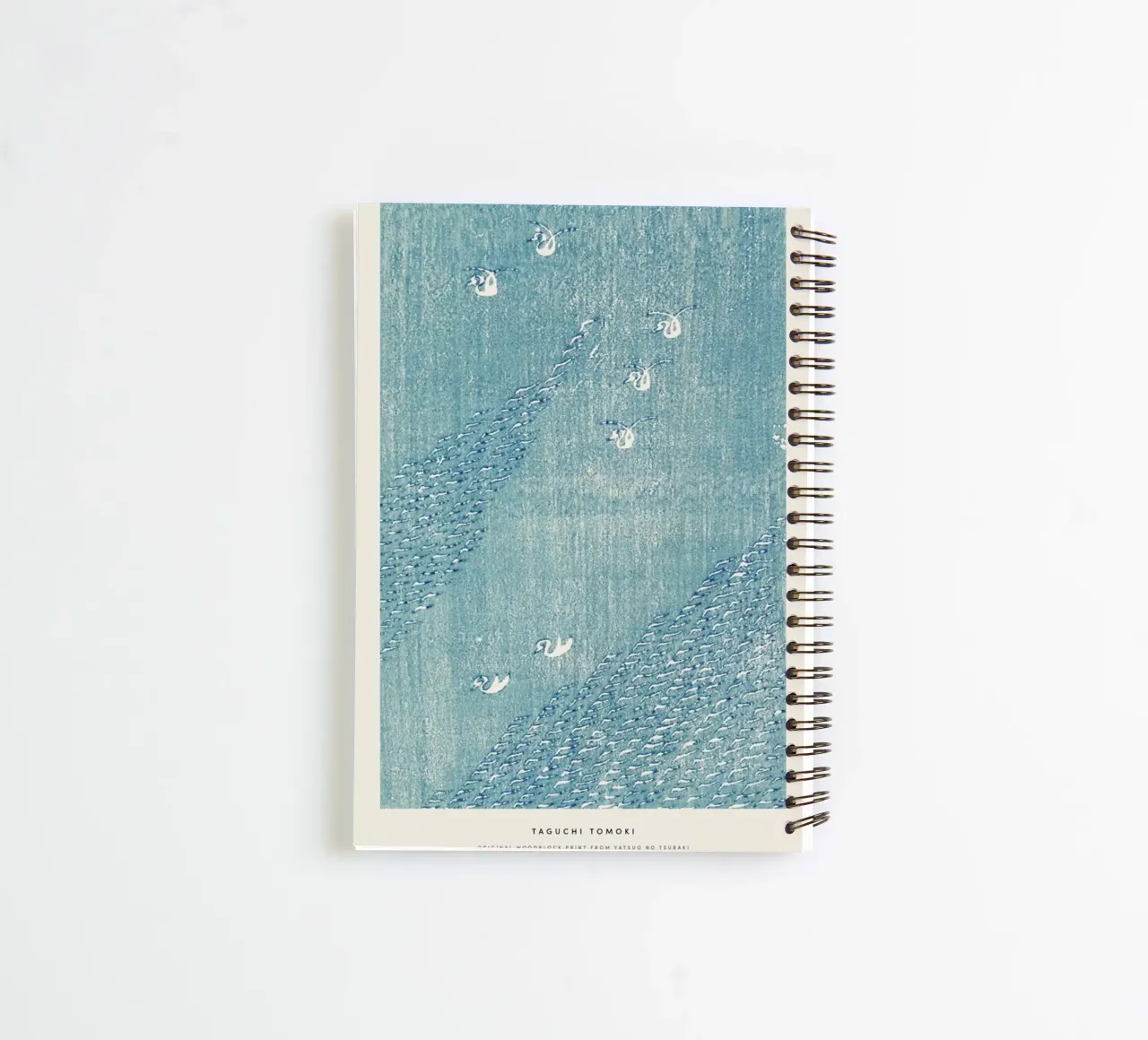 Tomoki -  Original Woodblock Print spiral notebook by Vintage by JUNIQE