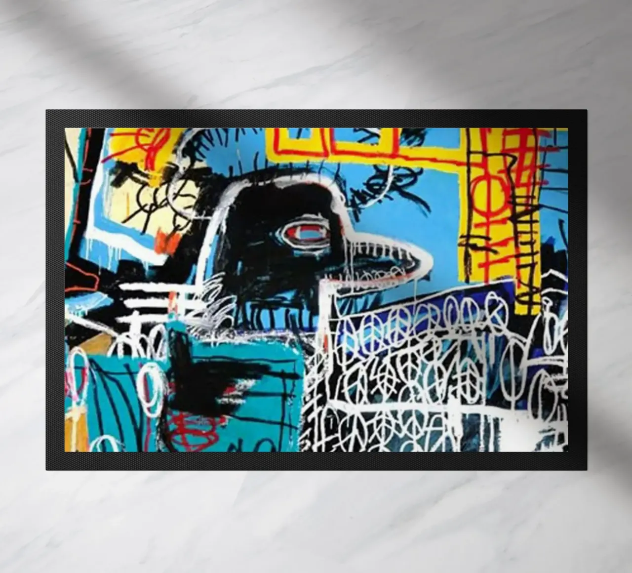 Uccello sul denaro (Jean-Michel Basquiat) zerbino da tommieweimann