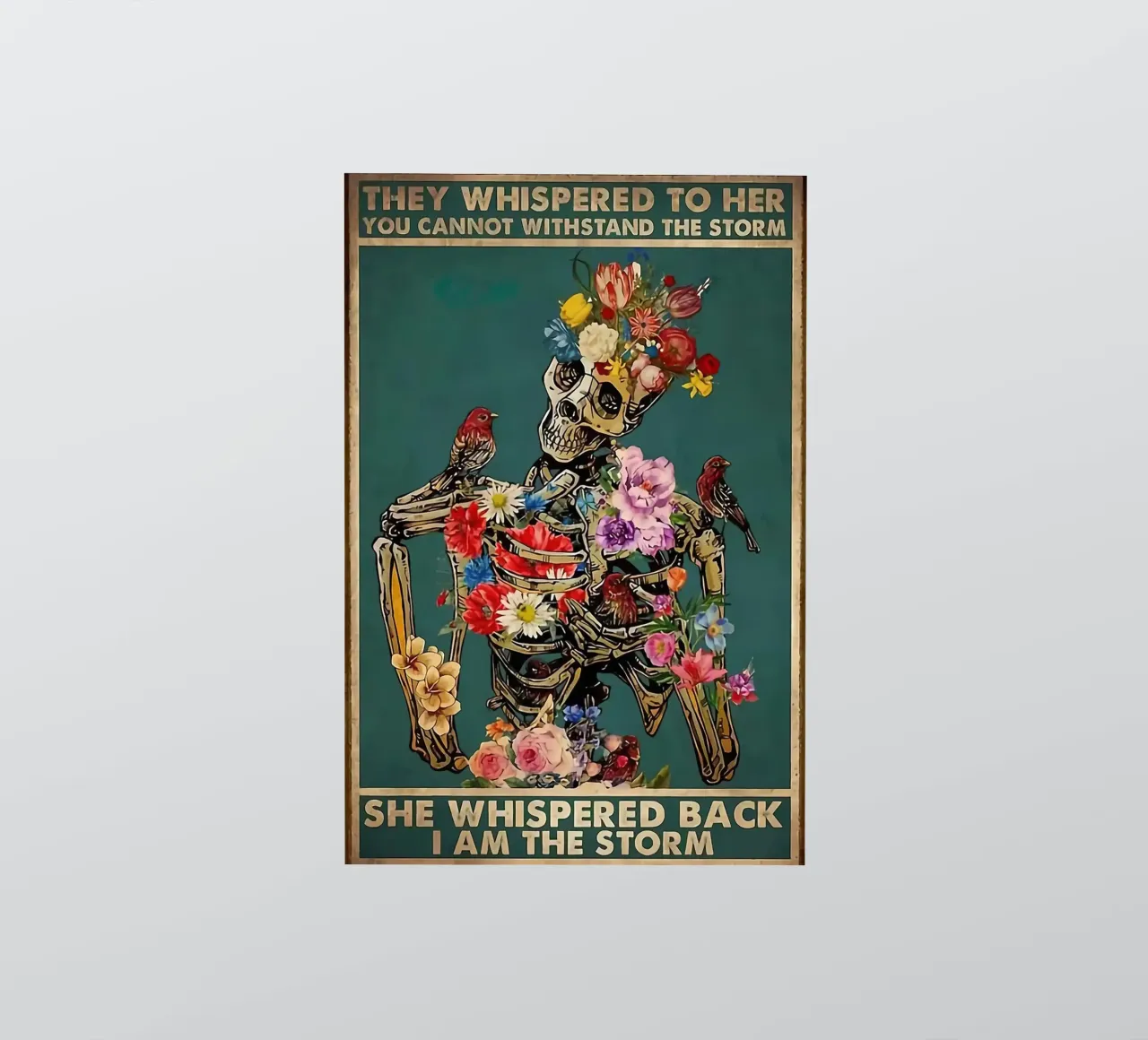 Sie flüsterten ihr zu Sticker von American Poster
