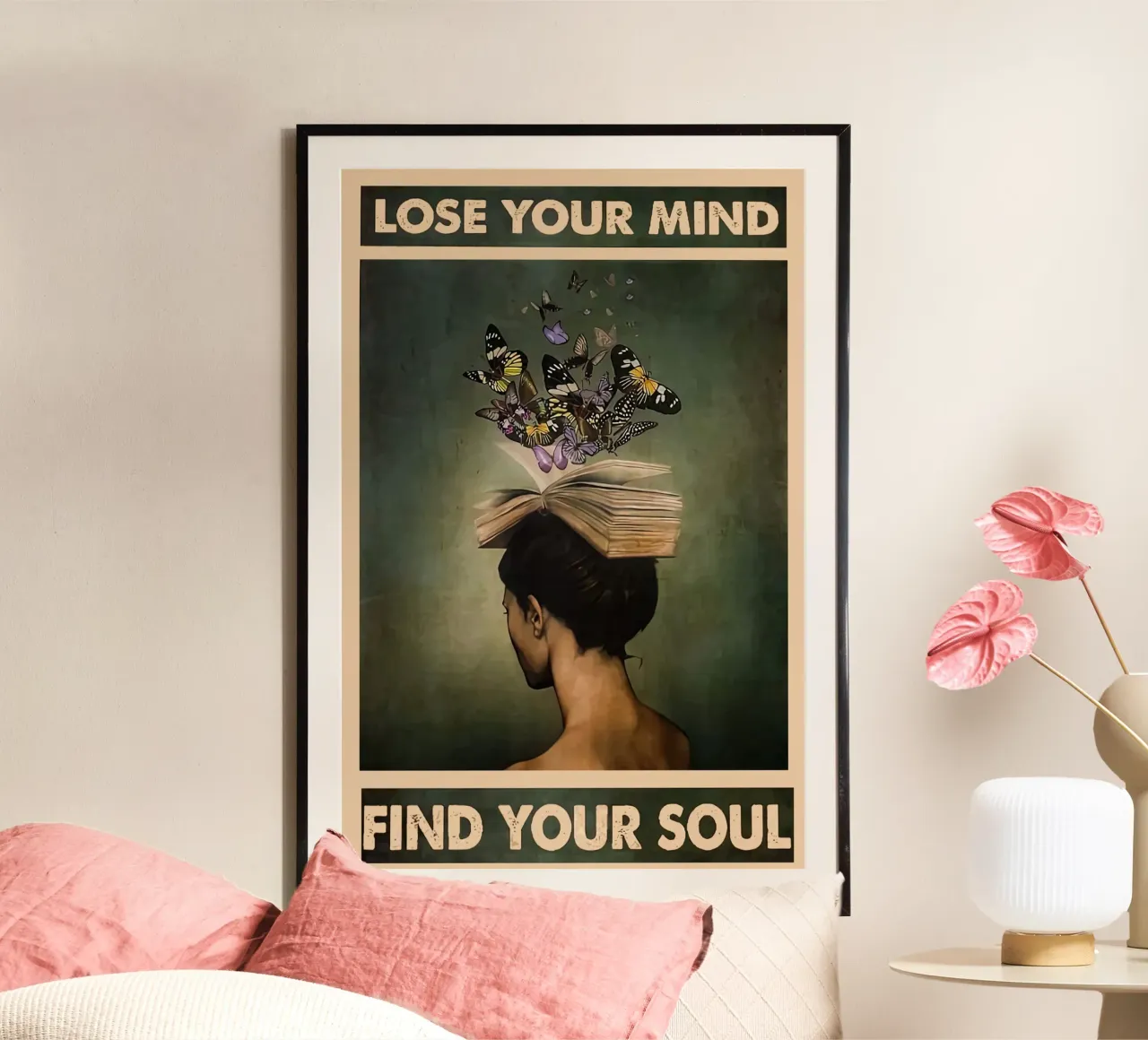 Perdere la mente e ritrovare l'anima carta hahnemühle da American Poster